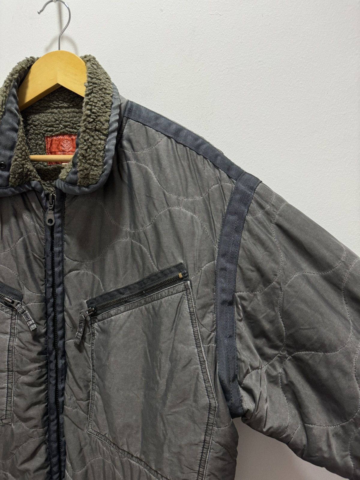 Avirex AVIREX OFFICER’S UNIFORM MULTIZIPPER POCKET SHERPA JACKET Size US L / EU 52-54 / 3 - 2 Thumbnail