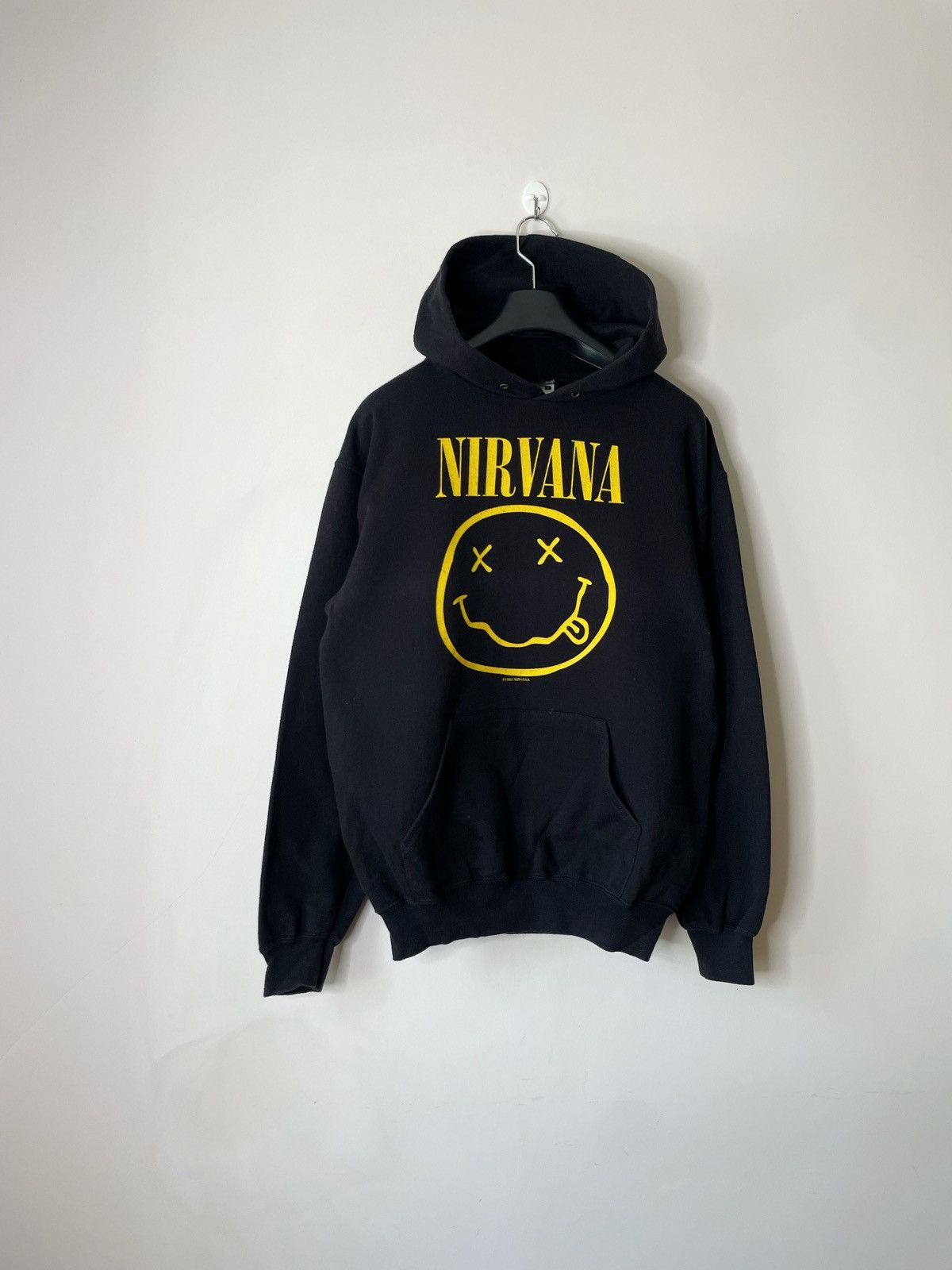 Nirvana VTG Nirvana Smile Face 1992 Kurt Cobain Boxy Fit Hoodie Size US S / EU 44-46 / 1 - 2 Thumbnail