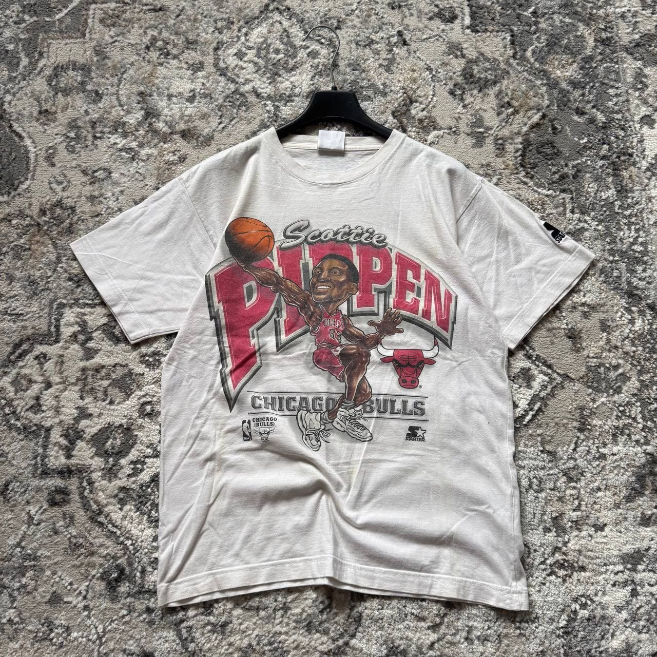 NBA Vintage Starter NBA Scottie Pippen Chicago Bulls Retro Shirt Size US L / EU 52-54 / 3 - 2 Thumbnail
