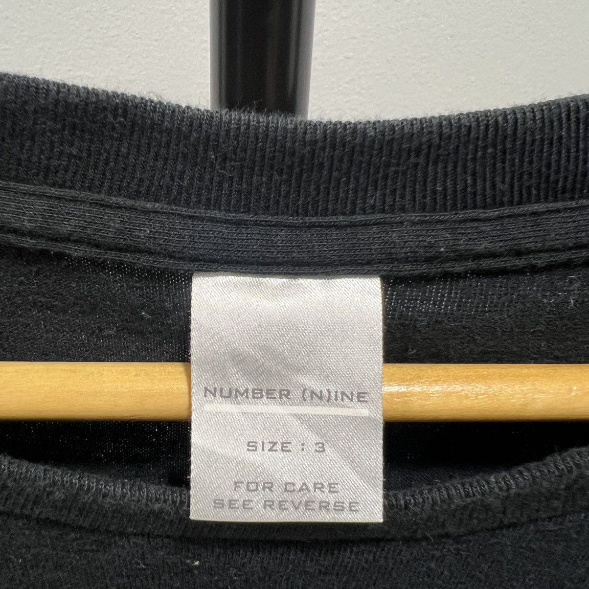 Japanese Brand × Number (N)ine Number(N)ine Black Tee Size US M / EU 48-50 / 2 - 2 Thumbnail