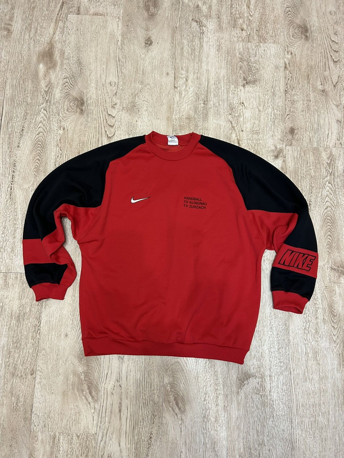 Vintage Nike Vintage drill swoosh Size US L / EU 52-54 / 3 - 1 Thumbnail