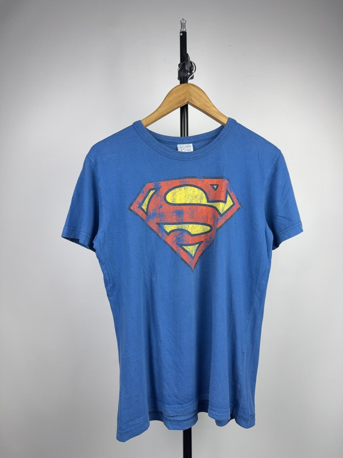 DC Comics Vintage 2009 DC Comics Superman Logo Vintage Blue T-Shirt Size US M / EU 48-50 / 2 - 1 Thumbnail