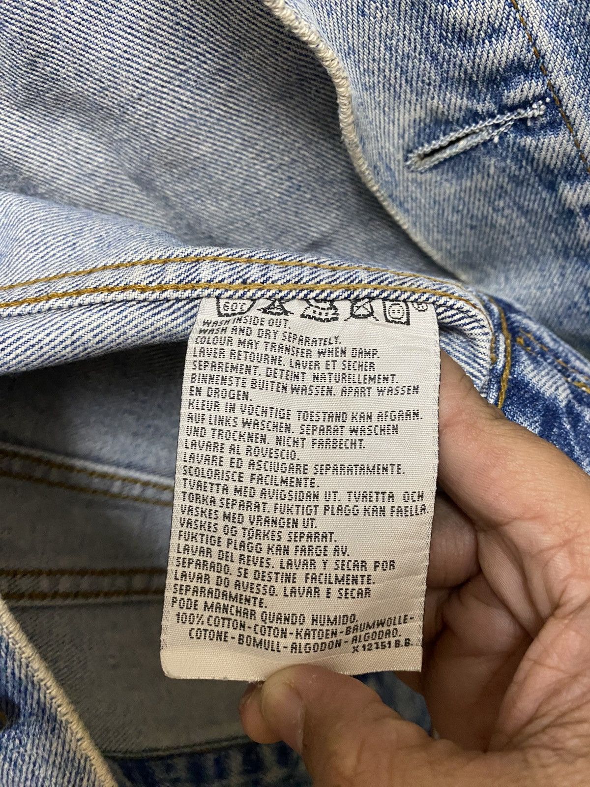 Levi's Vintage Clothing Levi's Faded Denim Jaket Size US XS / EU 42 / 0 - 17 Thumbnail
