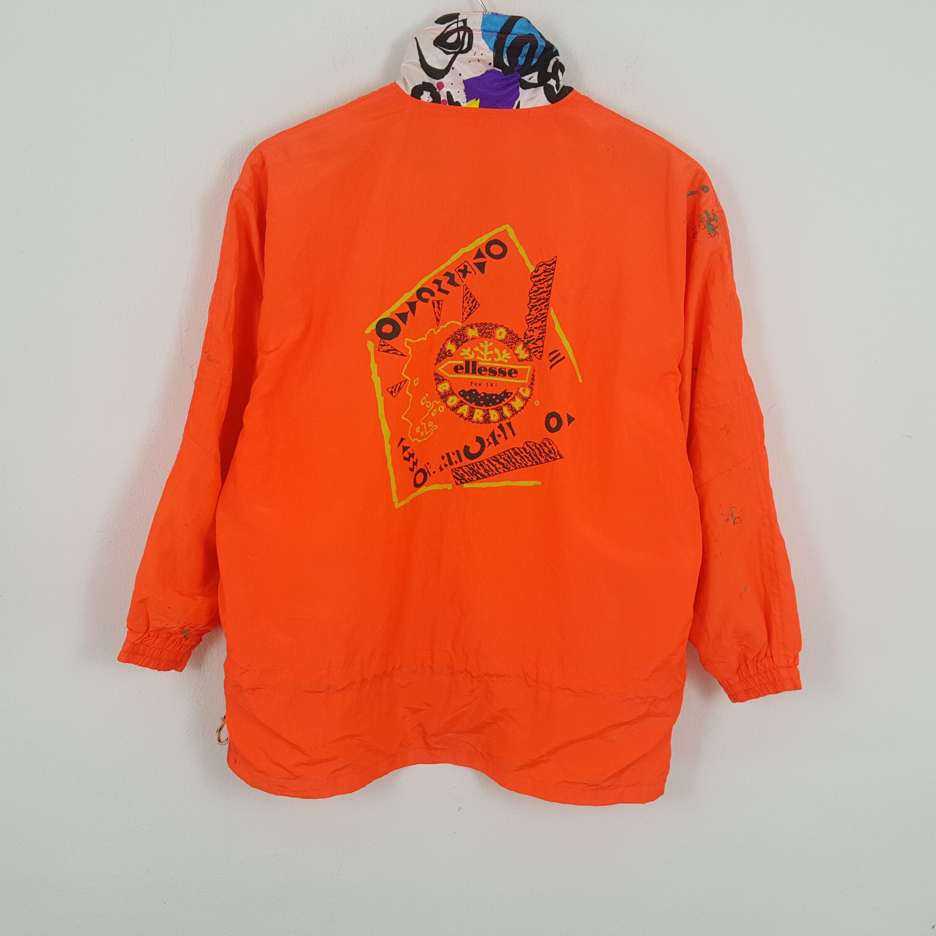 Ellesse × Vintage ELLESSE Sportswear Style Half Zipper Windbreaker Jacket Size US XL / EU 56 / 4 - 1 Thumbnail