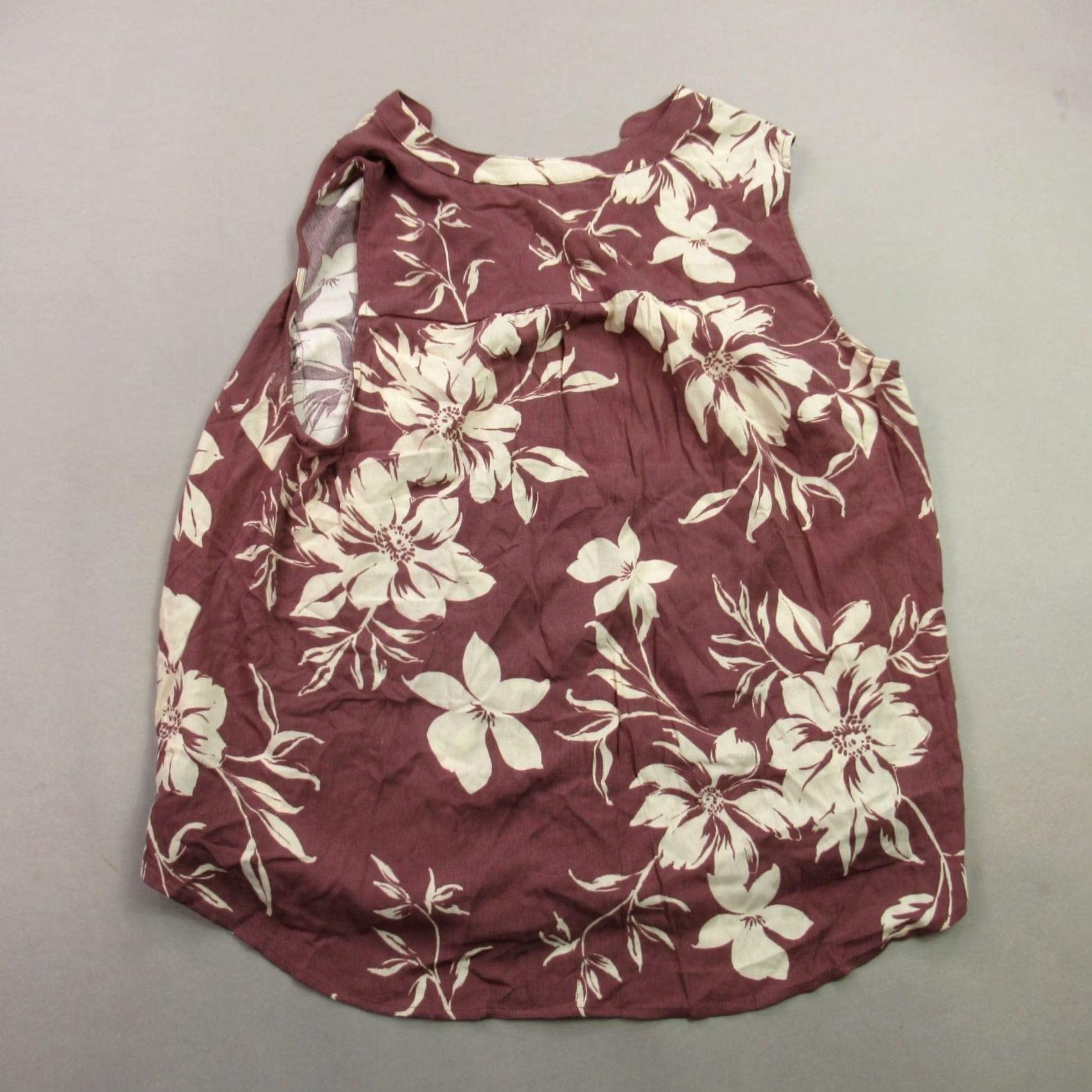 Torrid Torrid Shirt 0 Sleeveless Floral V Neck 1/4 Button Lightweight Casual Womens Size XS / US 0-2 / IT 36-38 - 5 Thumbnail