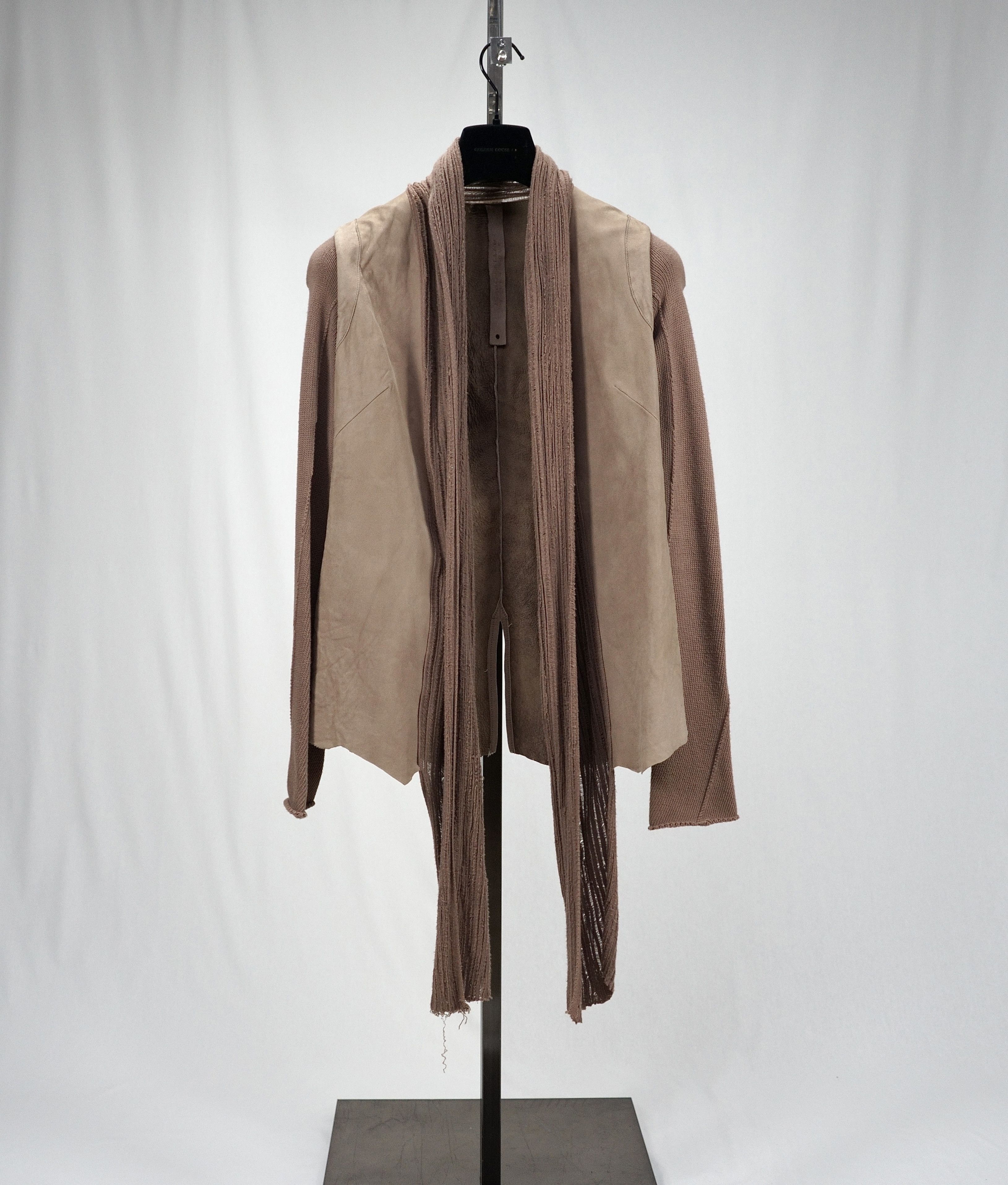 Isaac Sellam Experience S/S 2011 draped suede knit blazer Size US S / EU 44-46 / 1 - 1 Thumbnail