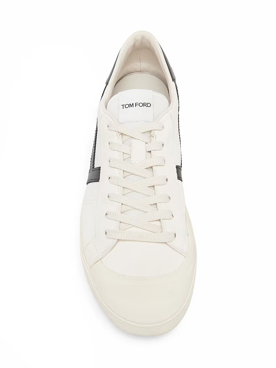Tom Ford os11x0226 Size: 12 TF / Jarvis Leather Low-Top Sneakers Size US 12 / EU 45 - 4 Thumbnail