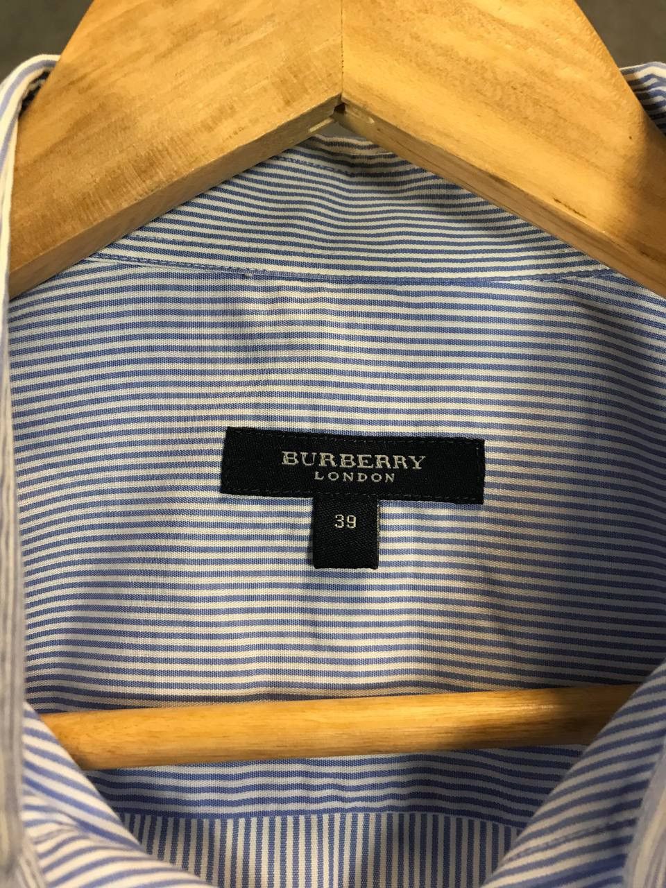 Burberry Burberry vintage luxury designer striped shirt Size US XL / EU 56 / 4 - 3 Thumbnail