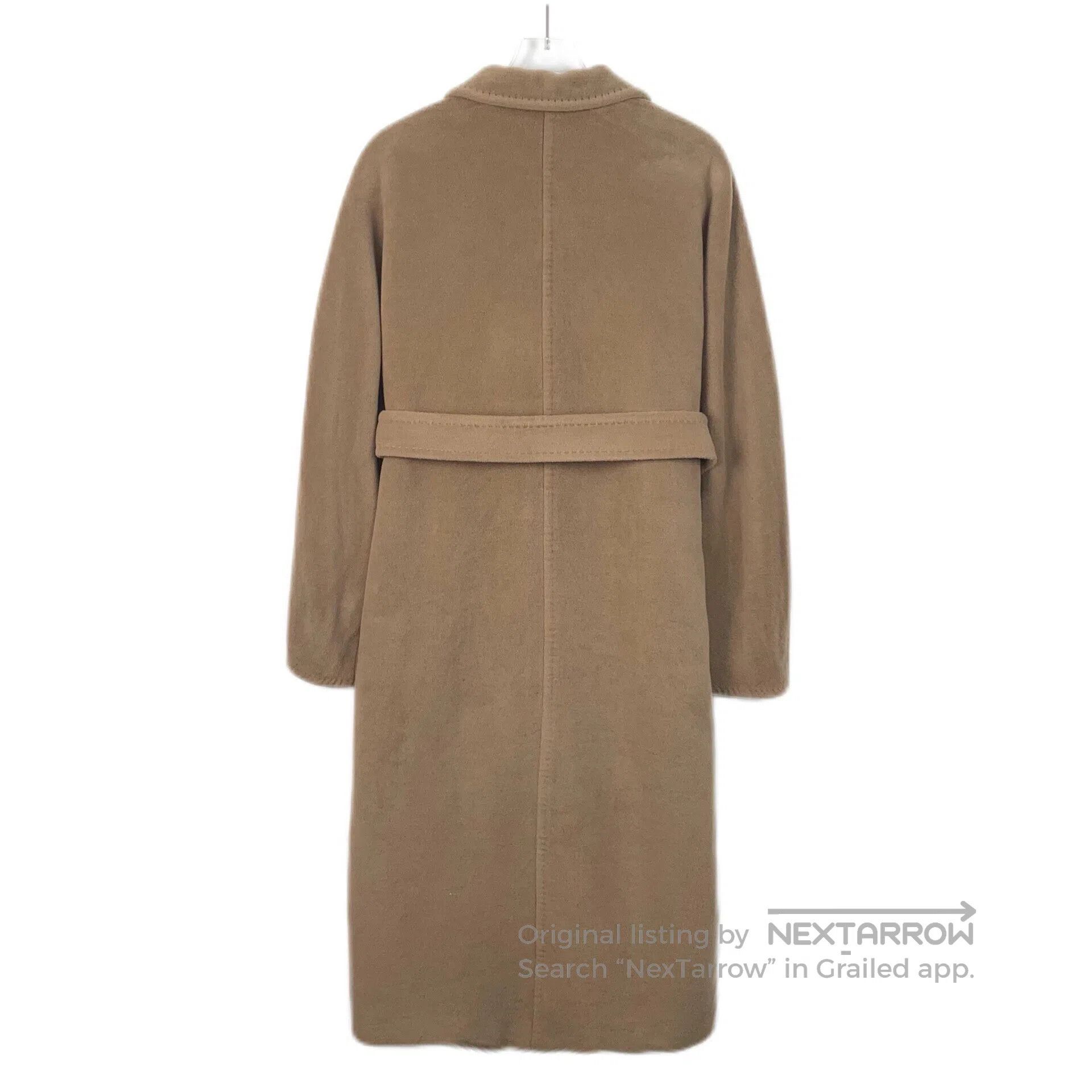 Max Mara Max Mara Brown Wool Collar Double-breasted Coat| Size XS / US 0-2 / IT 36-38 - 2 Thumbnail