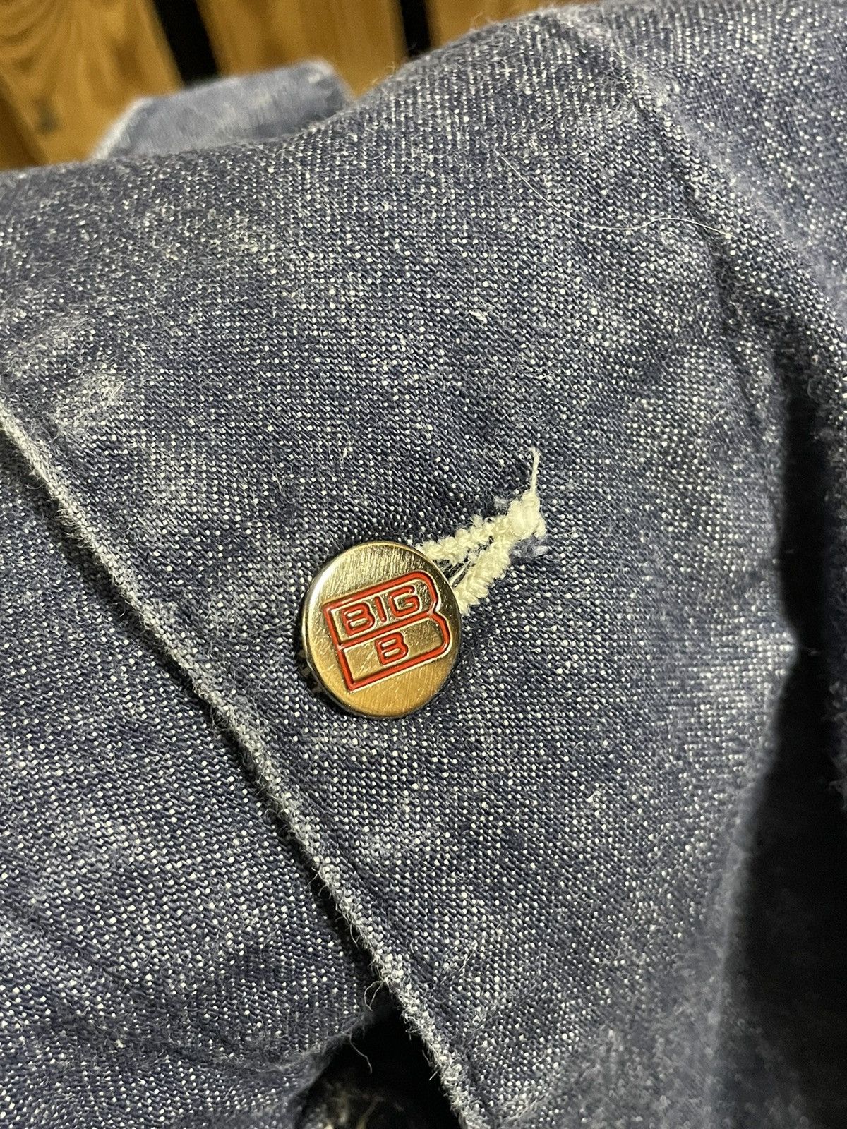 Vintage 🚜 70s Vintage Chore Denim Jacket Big B Workwear Carhartt Size US S / EU 44-46 / 1 - 4 Thumbnail