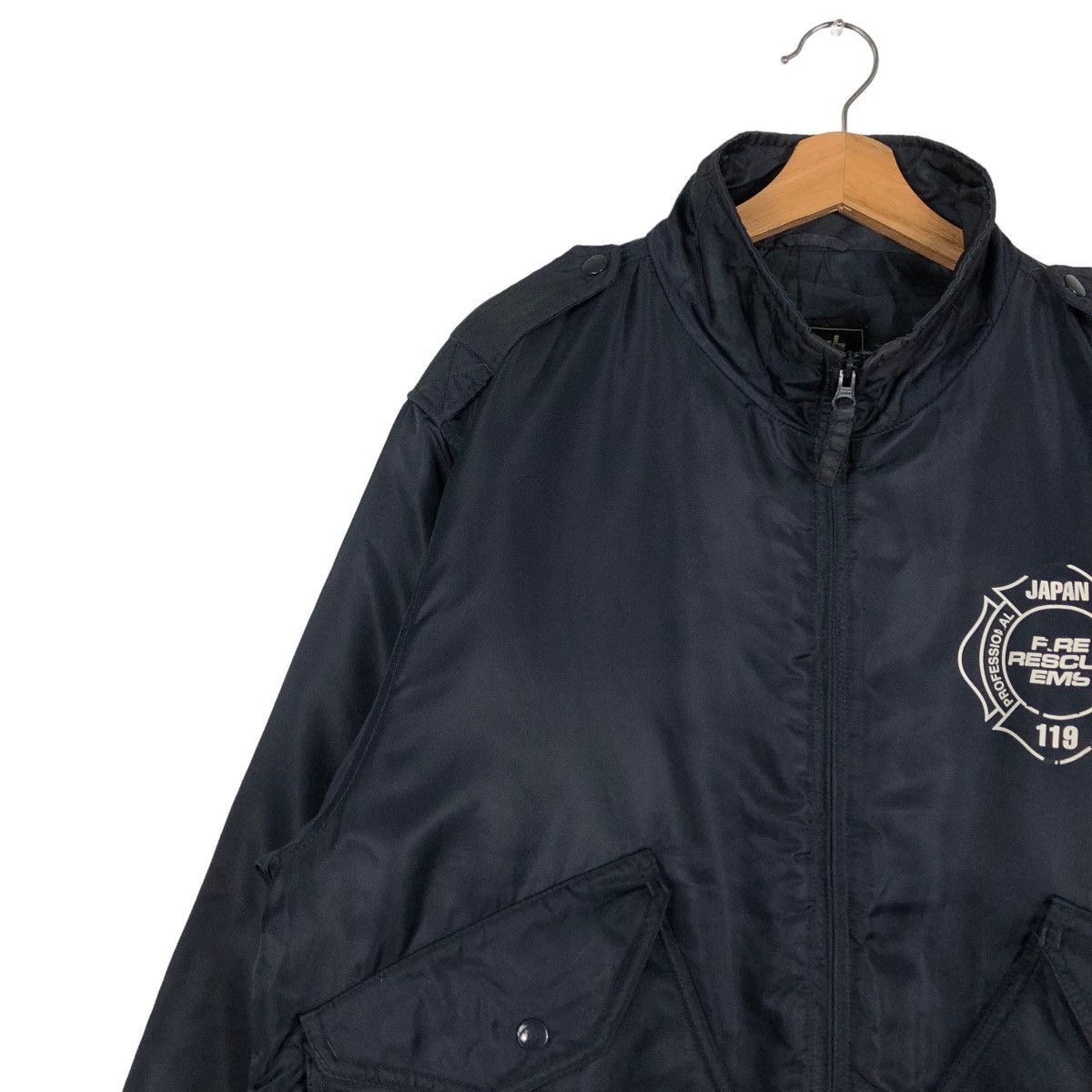 Japanese Brand 🔥Riot Riot Vintage Bomber Jacket Signal Logo Issey Miyake Size US L / EU 52-54 / 3 - 5 Thumbnail