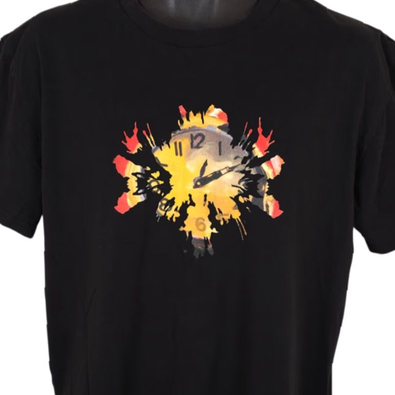 Vintage VINTAGE Exploding Clock T Shirt Mens Size Large Black Keeping Time Size US L / EU 52-54 / 3 - 2 Thumbnail