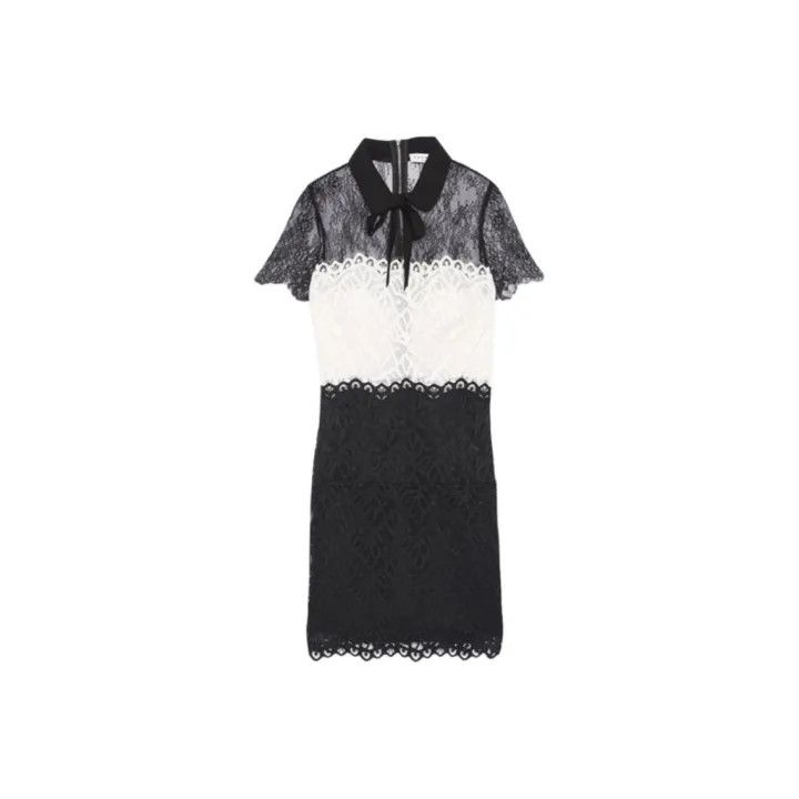 Sandro Sandro Elegant High-Waisted Short Sleeve Dress 0079 Size M / US 6-8 / IT 42-44 - 1 Thumbnail