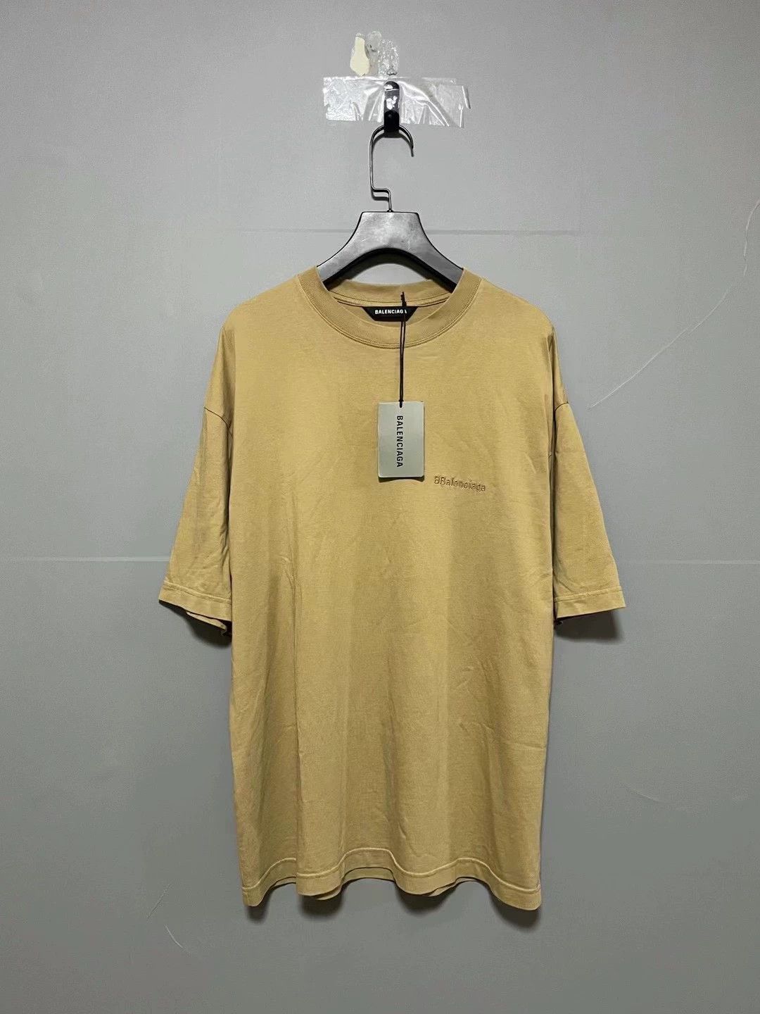 Balenciaga Balenciaga khaki double B embroidered short sleeved shirt Size US XS / EU 42 / 0 - 1 Thumbnail