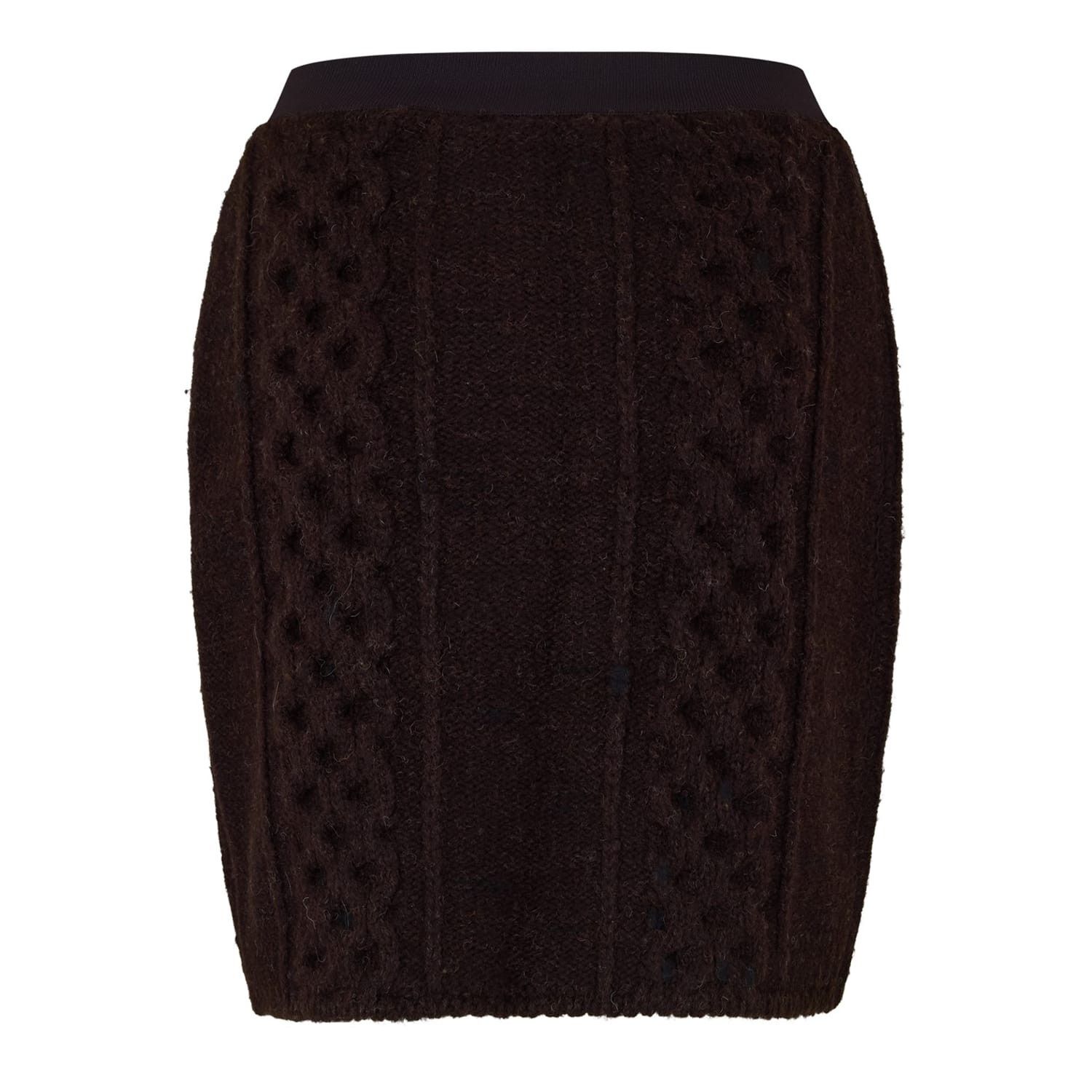 Bottega Veneta Bottega Veneta Bv Skirt in Brown Size 28" / US 6 / IT 42 - 2 Thumbnail