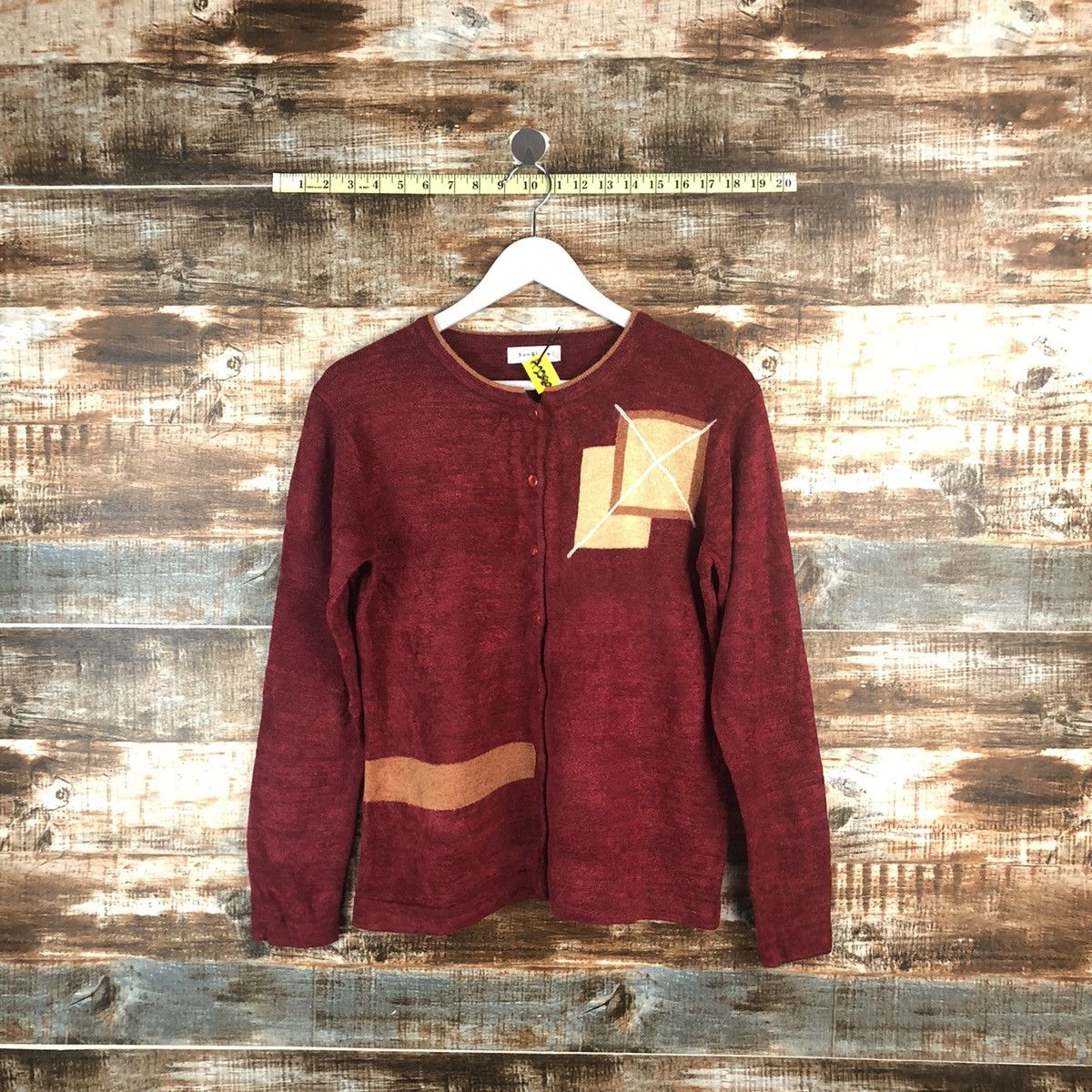 Homespun Knitwear Sun Giano Red vintage Knitwear #A2280 Size M / US 6-8 / IT 42-44 - 1 Thumbnail