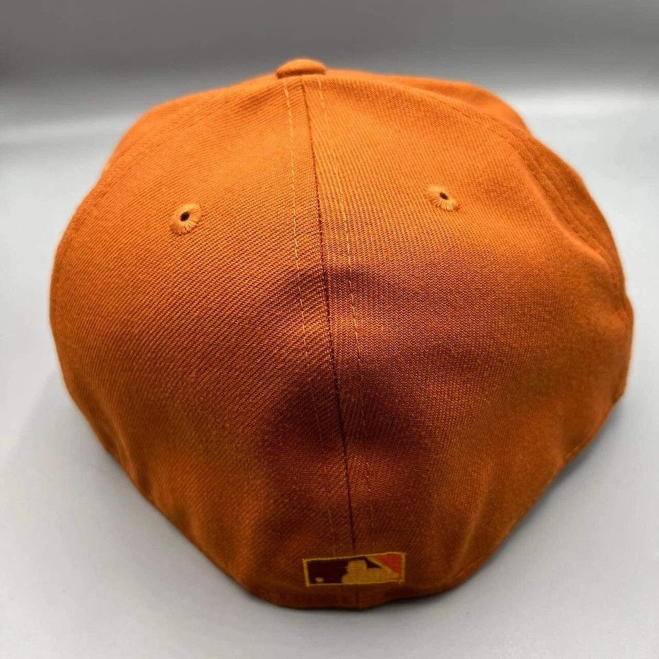 New Era Houston Astros Hat Men 7 5/8 59Fifty New Era MLB Fitted Cap Size ONE SIZE - 6 Thumbnail