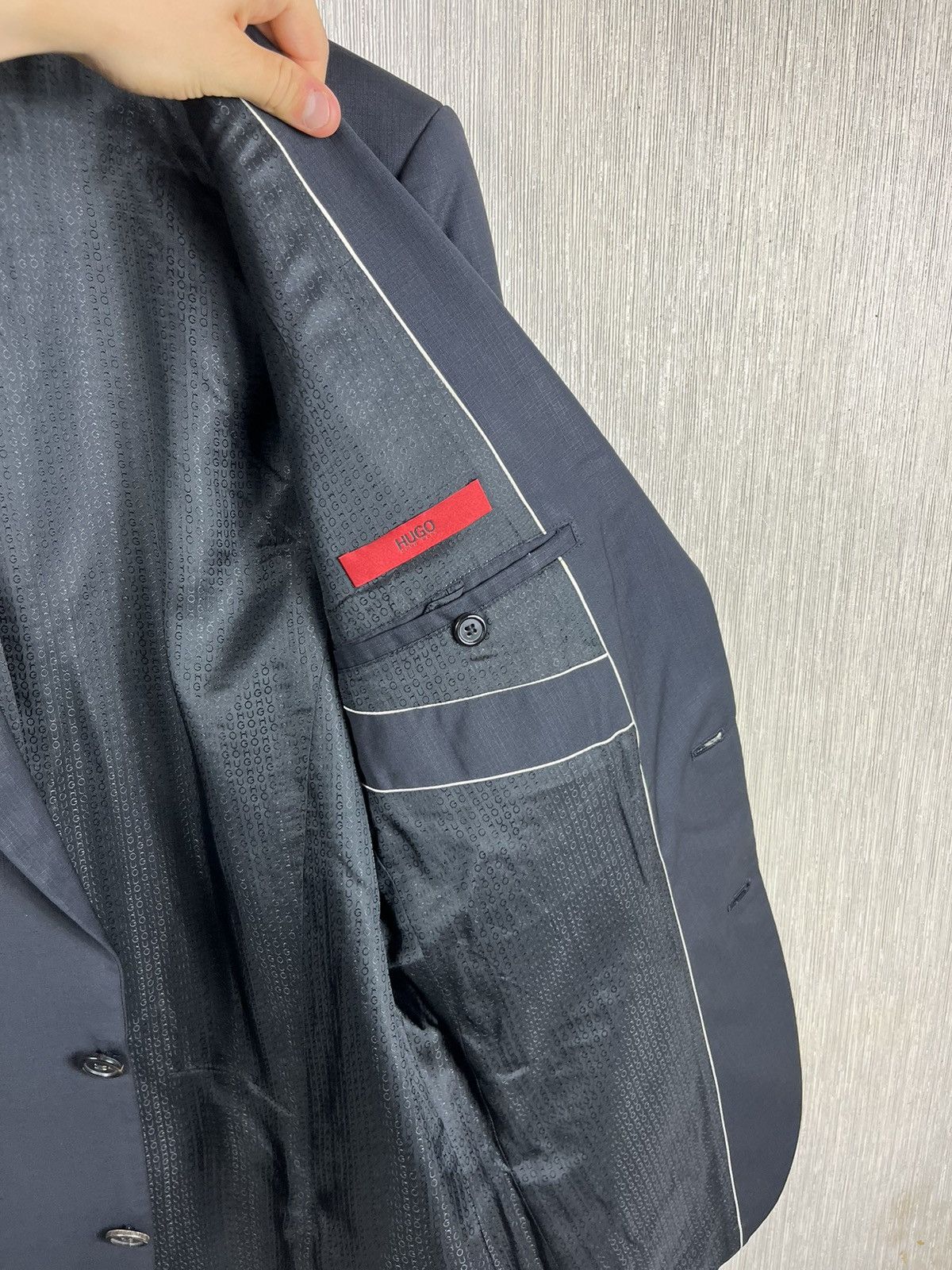 Designer × Hugo Boss Hugo Boss Amaro/Heise casual blazer jacket classic Size 38R - 16 Thumbnail