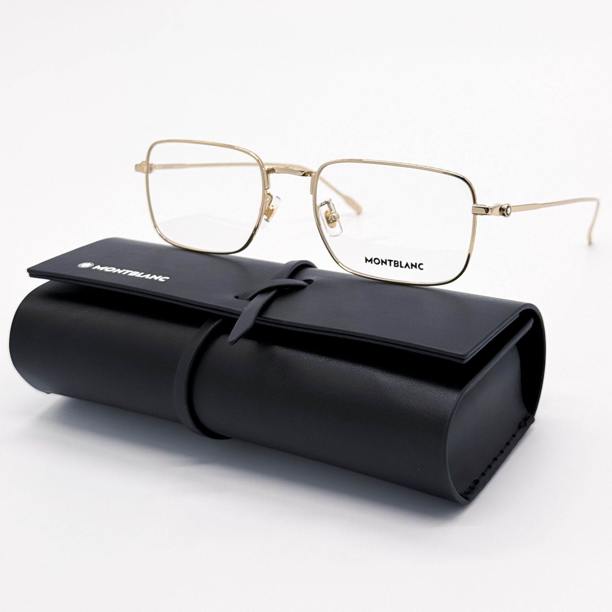 Montblanc NEW MONTBLANC EYEGLASSES MB0212O 004 GOLD MEN EYEWEAR Size ONE SIZE - 1 Thumbnail