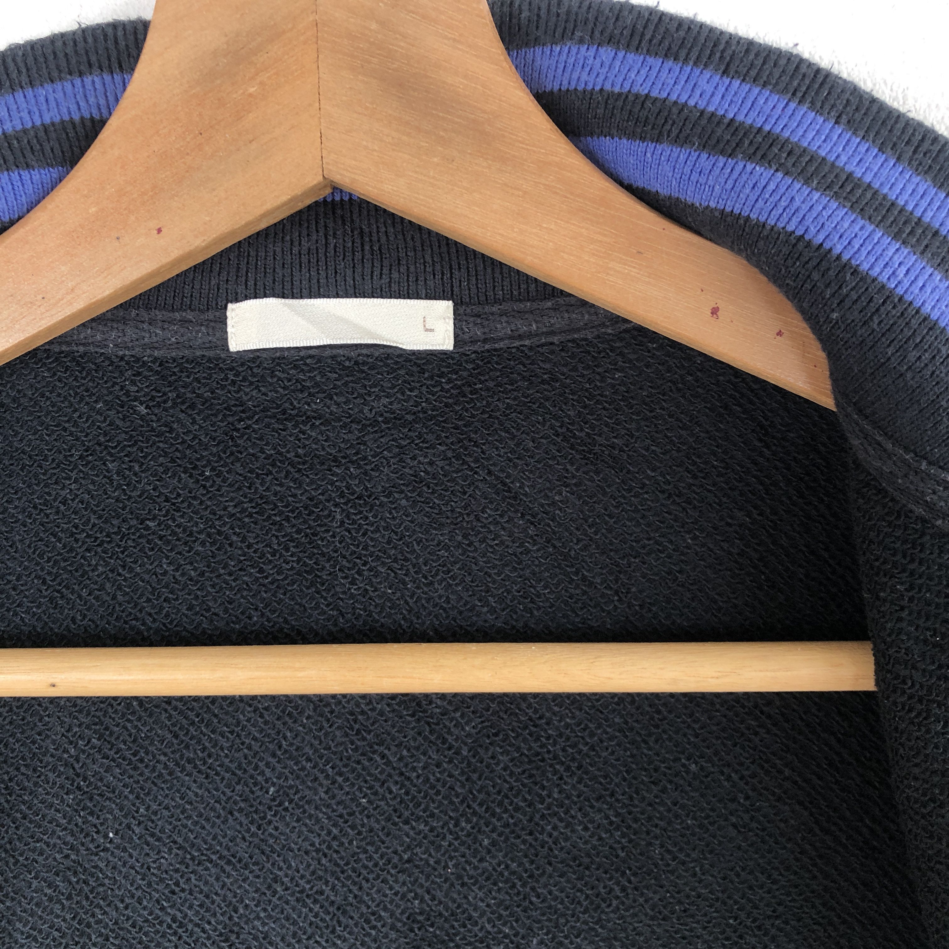 Japanese Brand × Vintage Vintage Japanese Harajuku Varsity Sweater Button Sweatshirt Size M / US 6-8 / IT 42-44 - 6 Thumbnail