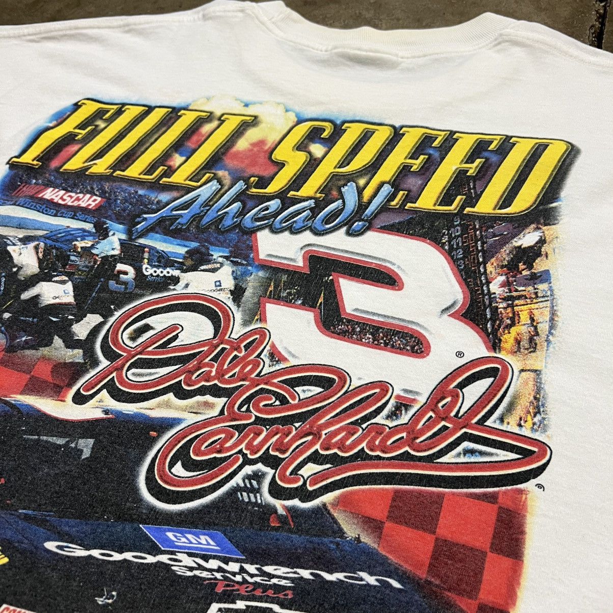 Chase Authentics Vintage Y2K Dale Earnhardt NASCAR AOP Racing T shirt Boxy Size US XXL / EU 58 / 5 - 6 Thumbnail