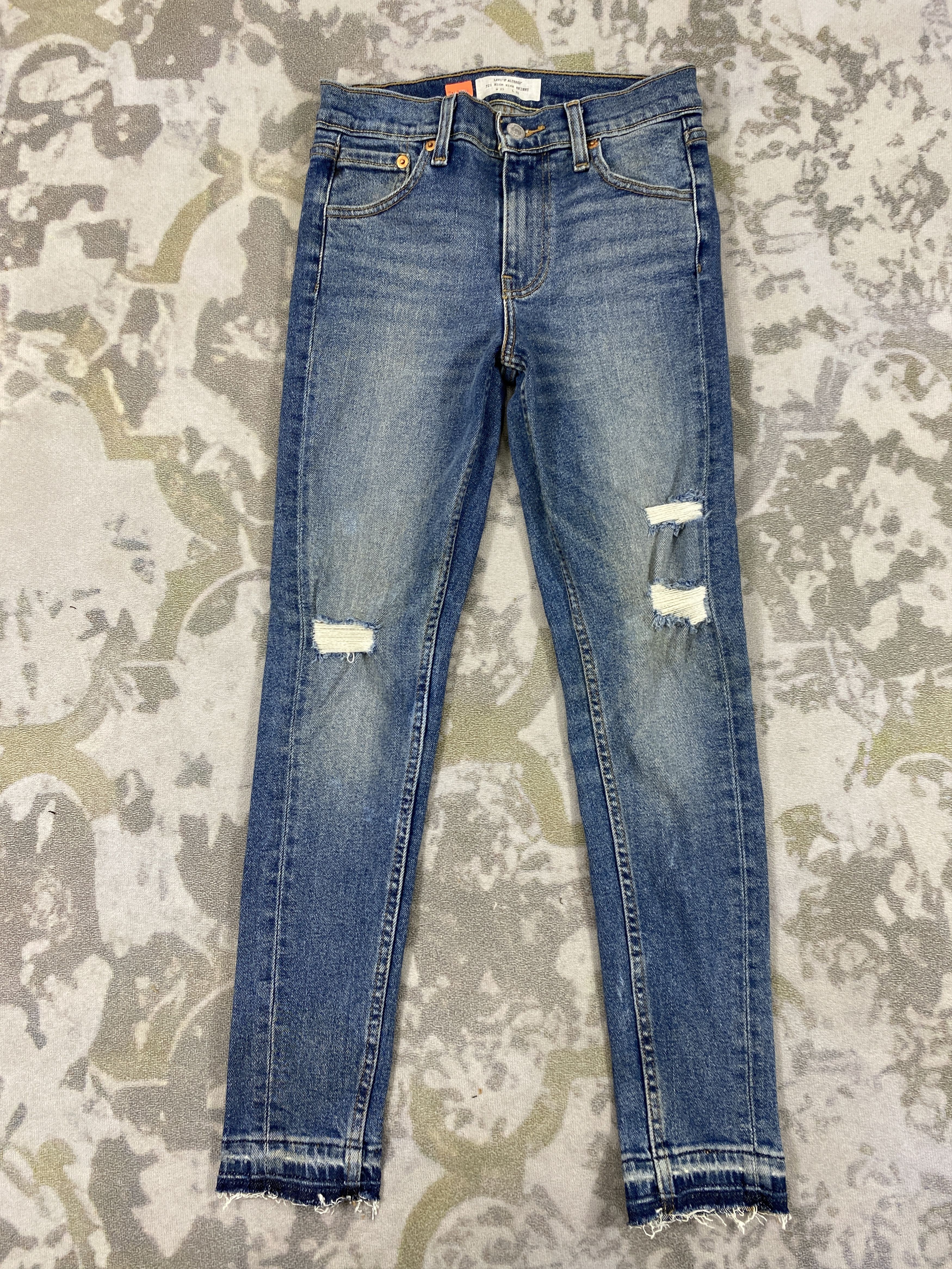 Levi's Levi's 721 High Rise Skinny Jeans 25x25.5 - JN3744 Size 36" / US 14 / IT 50 - 1 Thumbnail