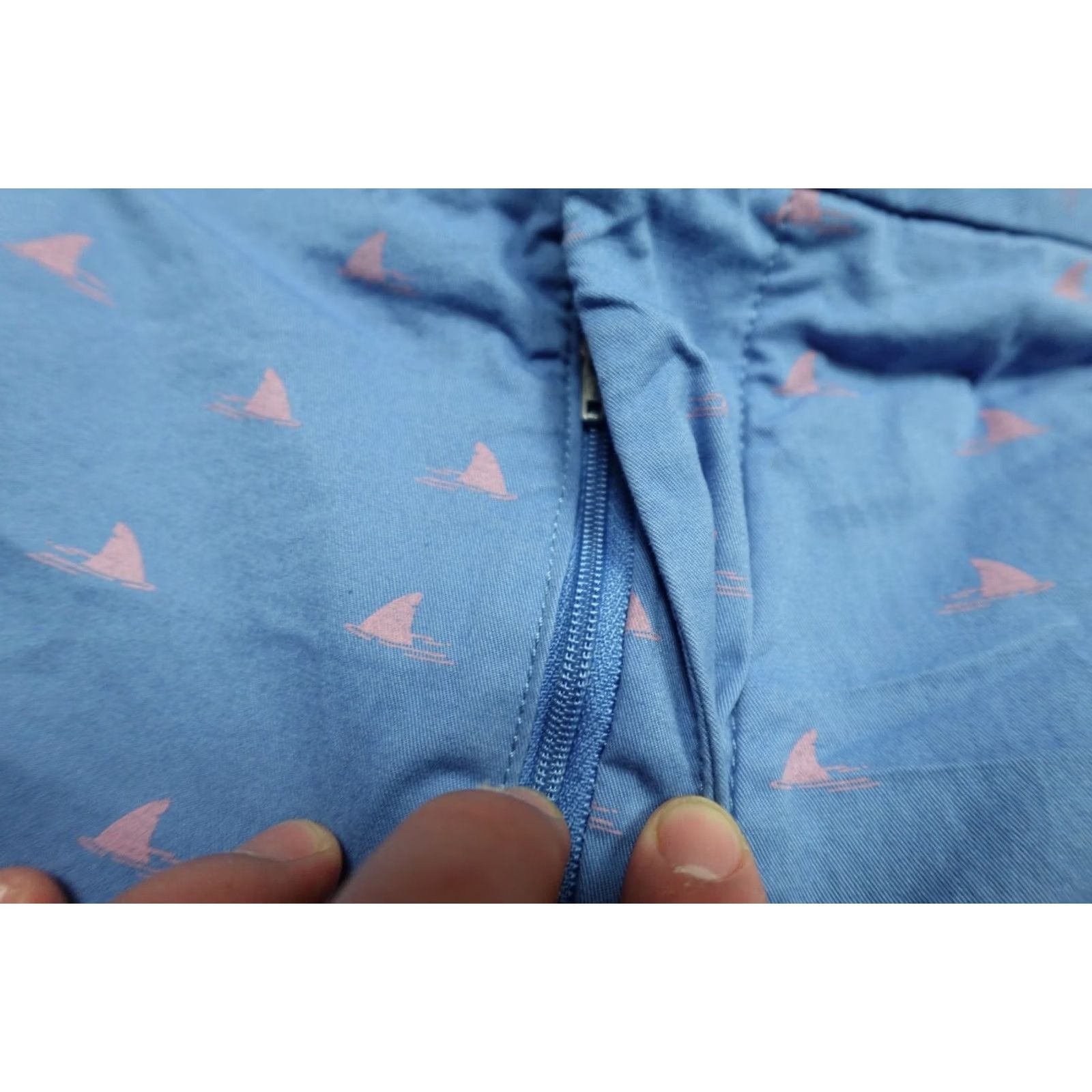 Peter Millar Peter Millar Shorts Mens 42L Blue Shark All Over Print Chino Golf Flat Front Shorts Mens Blue Shark All Over Print Chino Flat Front Size US 42 / EU 58 - 3 Thumbnail