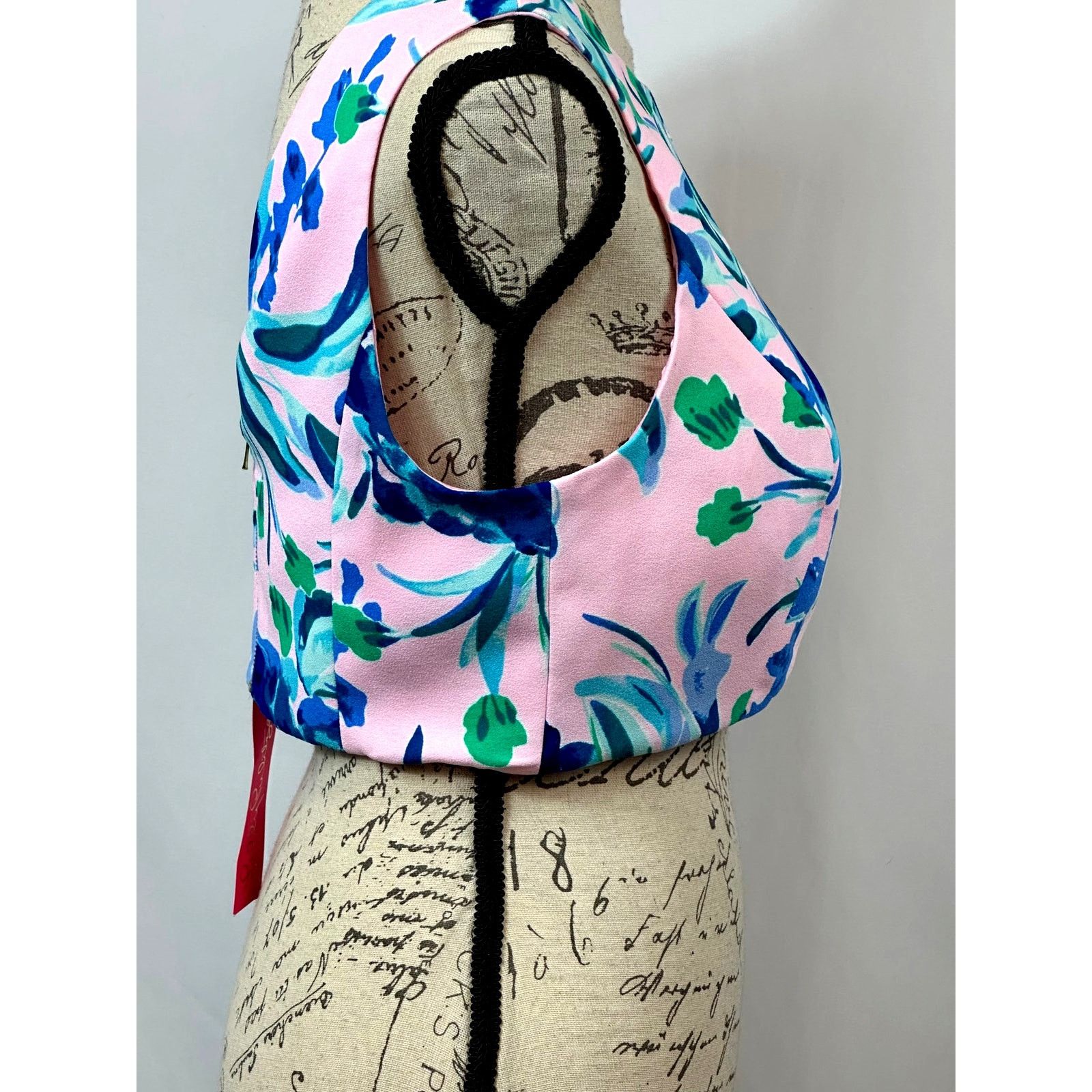 Lilly Pulitzer Lilly Pulitzer Jemma Crop Top Floral Print Sleeveless 4 Size S / US 4 / IT 40 - 7 Thumbnail