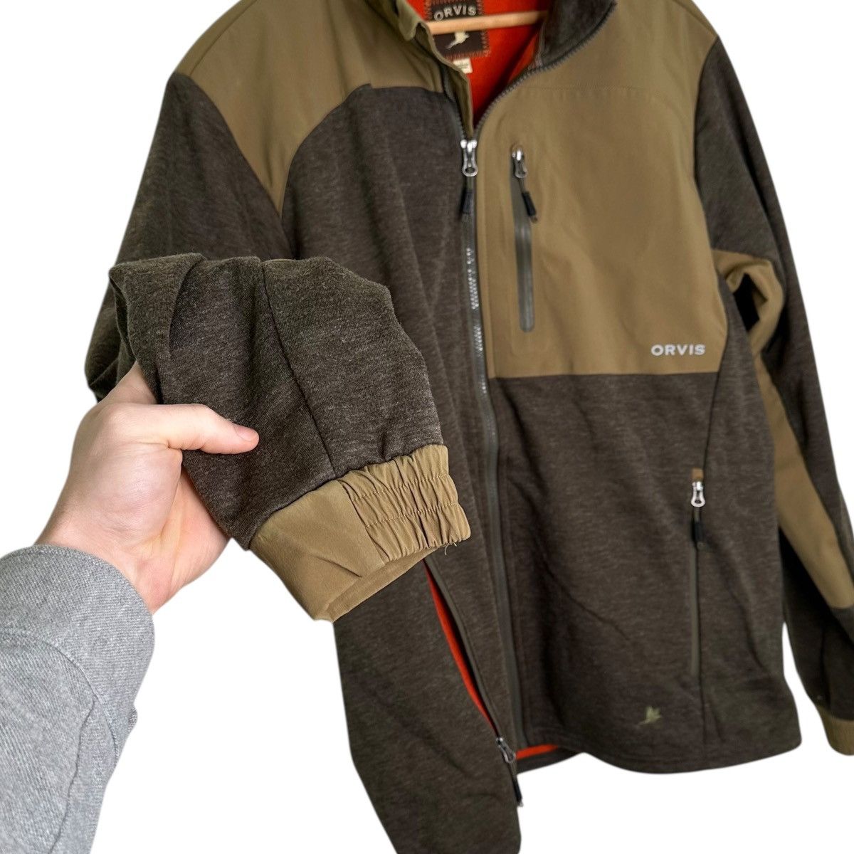 Orvis Orvis Full Zip Wool Blend Fleece Jacket Size US L / EU 52-54 / 3 - 5 Thumbnail