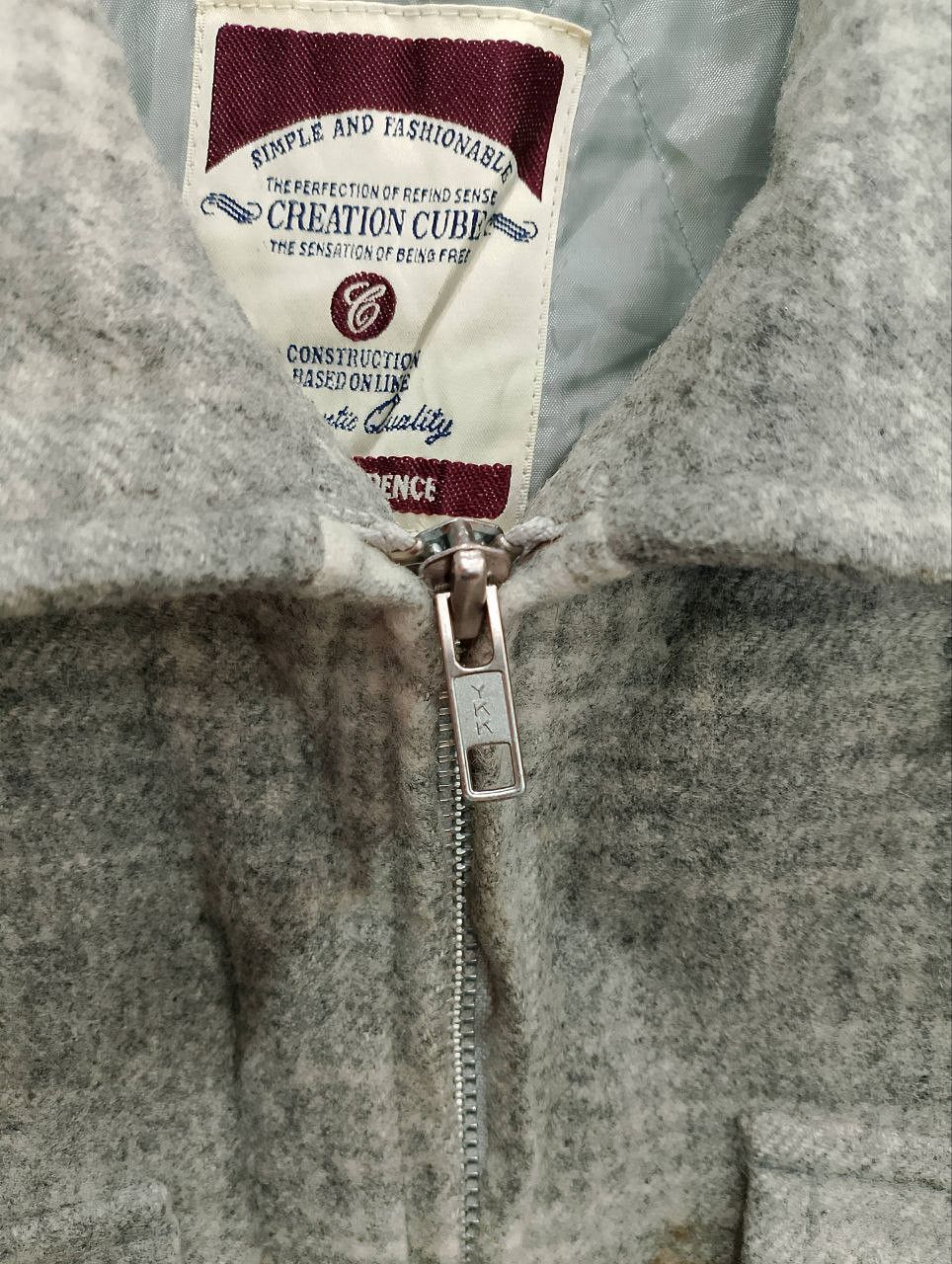 Vintage Vintage CREATION CUBE Cashmere Plaid Checked Jacket Size US L / EU 52-54 / 3 - 5 Thumbnail