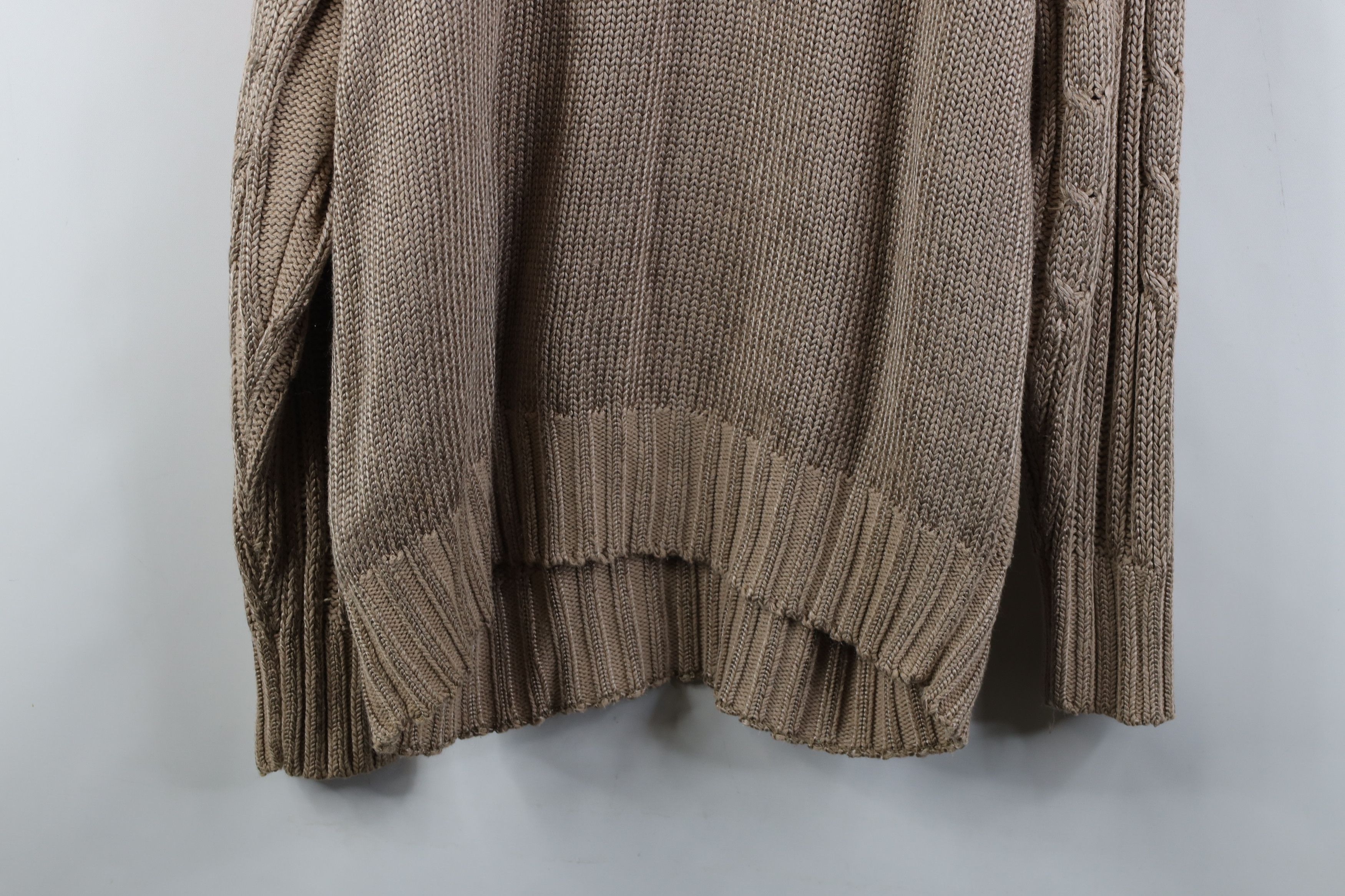 Vintage Vinage 90s Streetwear Blend Heavy Cable Knit Sweater Size XL / US 12-14 / IT 48-50 - 10 Thumbnail