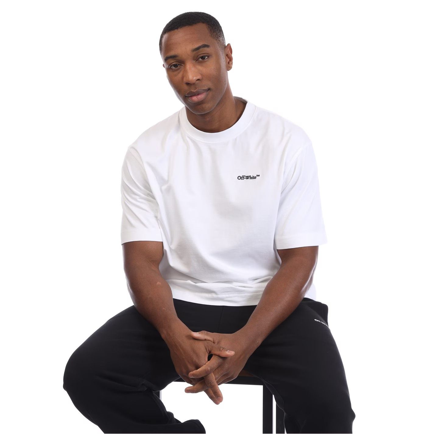 Off-White o1g2r1mq0226 Tattoo Arrow Skate T-Shirt In White Size US XL / EU 56 / 4 - 4 Thumbnail