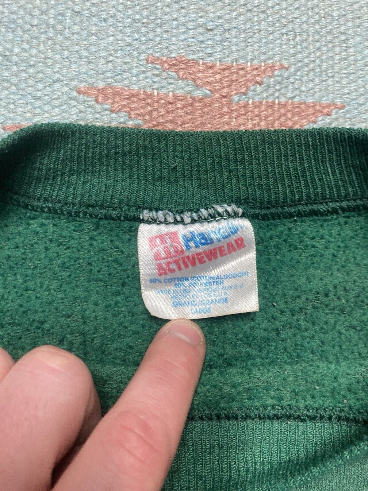 Vintage 80s crewneck sweatshirt port sanilac marina Michigan lake L Size US L / EU 52-54 / 3 - 7 Thumbnail