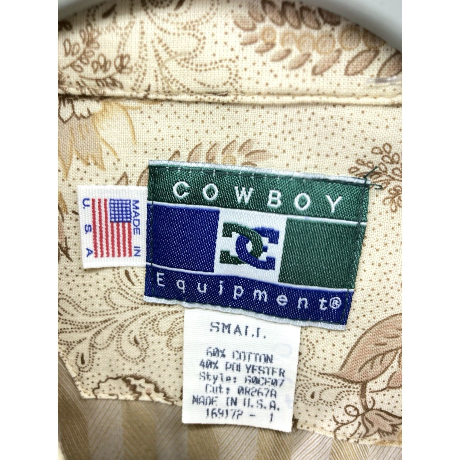 Equipment VINTAGE Cowboy Equipment Pearl Snap Shirt Men S Gold Stripe Western Embroidered Long Sleeve Snap Shirt Mens Gold Western Embroidered Size US S / EU 44-46 / 1 - 6 Thumbnail