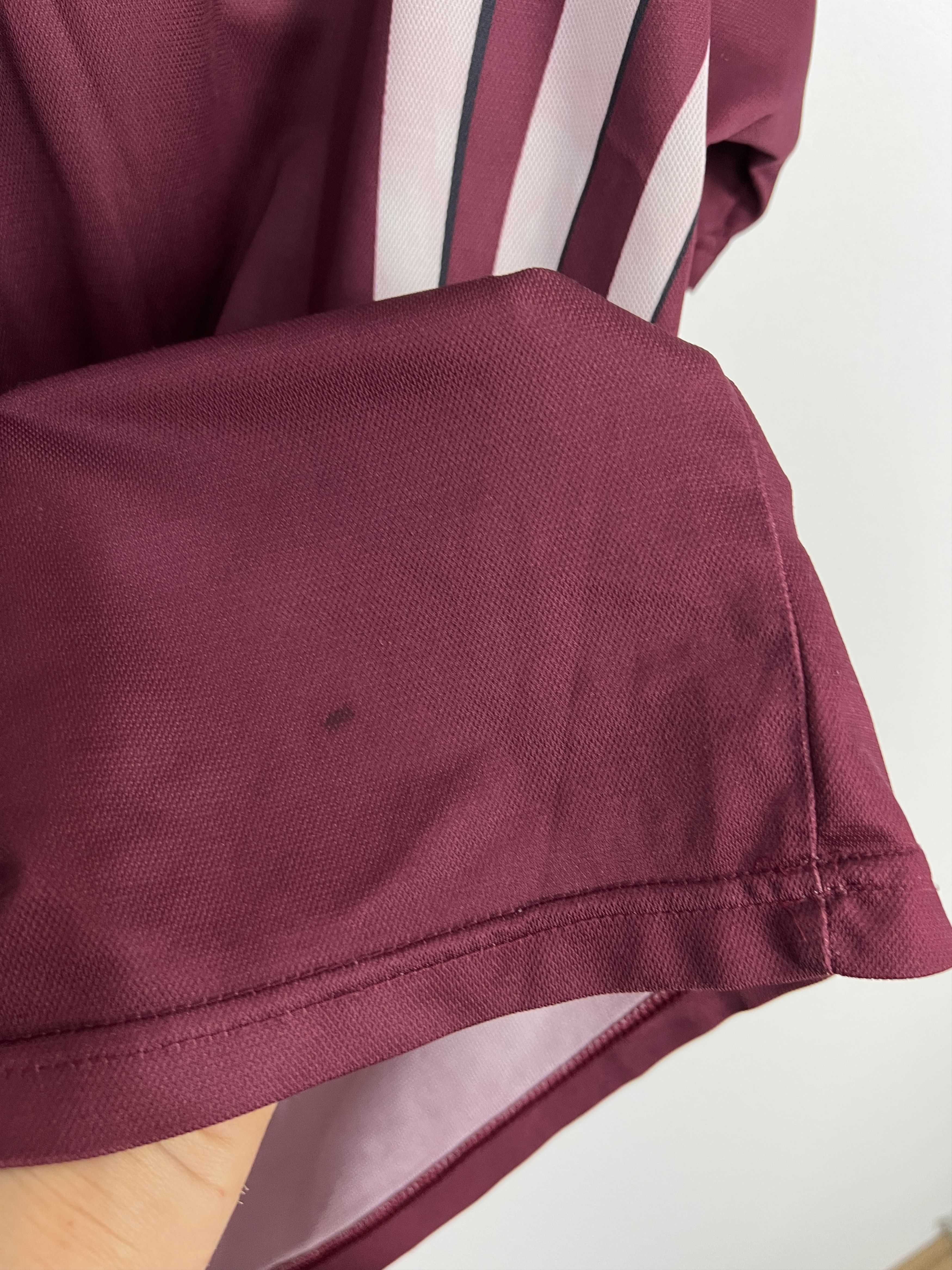 Adidas Vintage 90's Adidas Template Burgundy Football Shirt Soccer Size US M / EU 48-50 / 2 - 6 Thumbnail