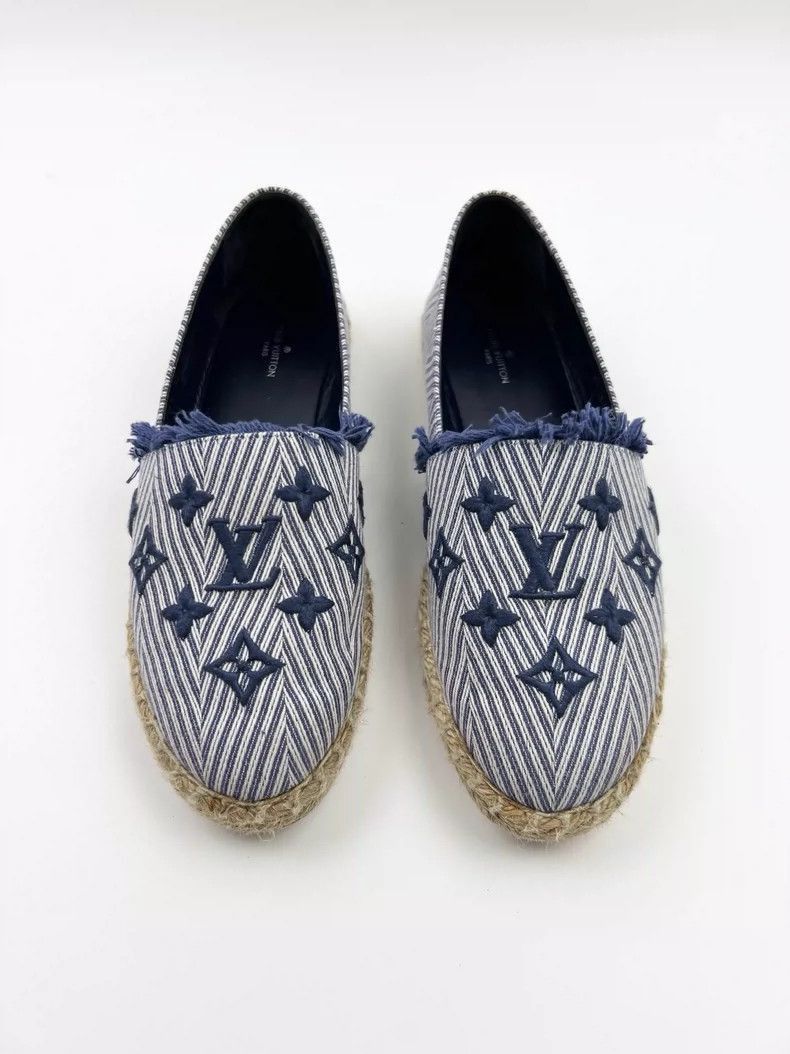 Louis Vuitton Louis Vuitton Denim Fisherman Shoes Size 37-2506 Size US 6 / EU 39 - 3 Thumbnail