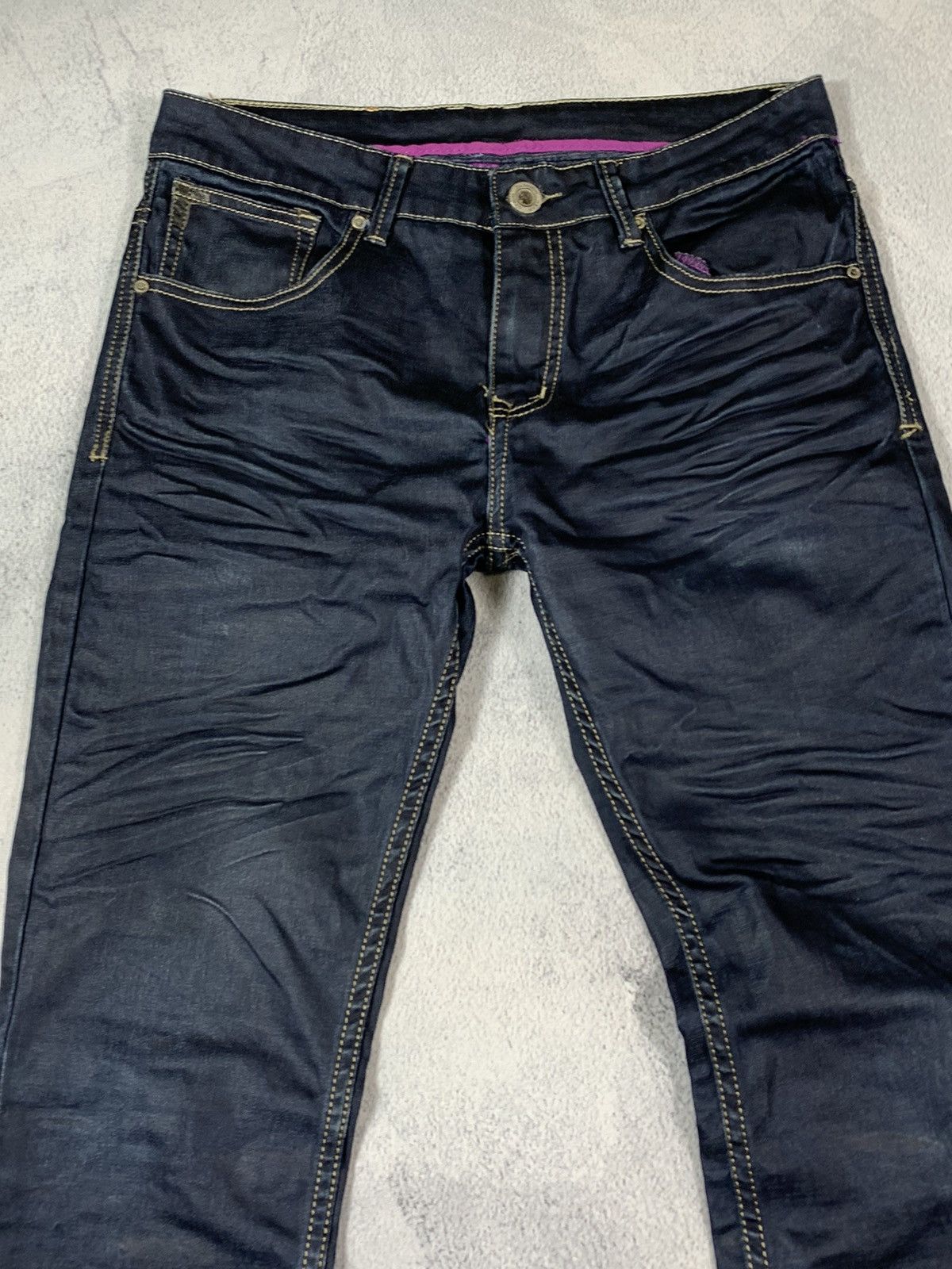 Japanese Brand × Vintage Vintage Y2KJapanese denim faded trousers streetwear 32 Size US 32 / EU 48 - 2 Thumbnail
