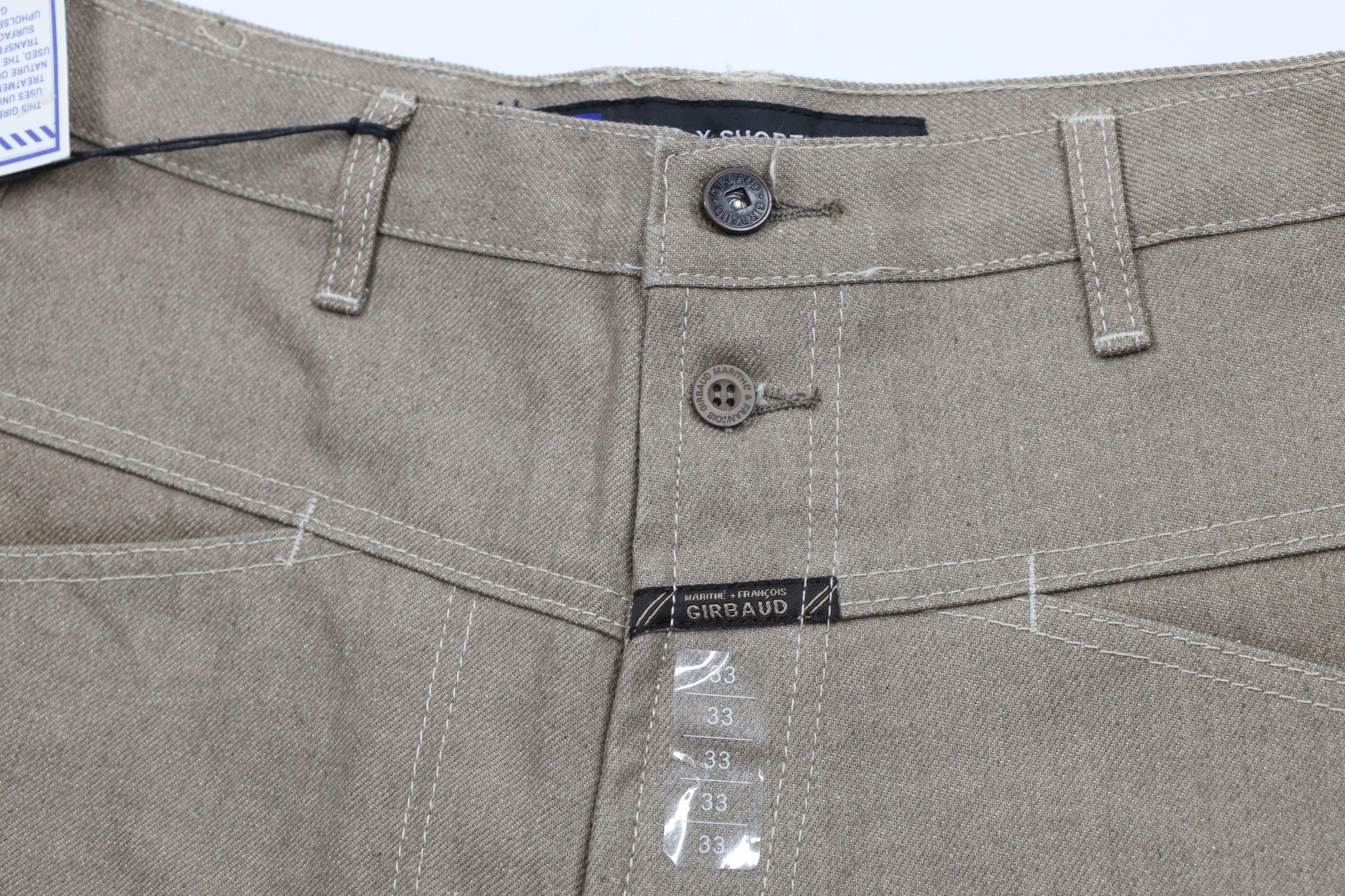 Marithe + Francois Girbaud × Vintage NOS Vintage 90s Marithe Francois Girbaud Denim Jean Short Size US 33 - 5 Thumbnail