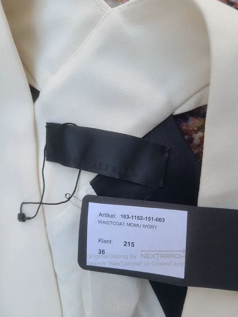 Haider Ackermann Haider Ackermann Showpiece Vest Size XS / US 0-2 / IT 36-38 - 7 Thumbnail