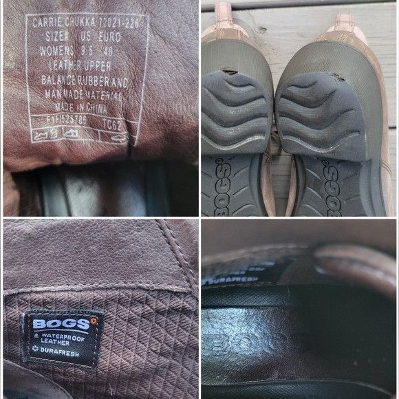 Other Bogs Kristina Lace Up Brown Leather Waterproof Distressed Hi Size US 9.5 / IT 39.5 - 7 Thumbnail