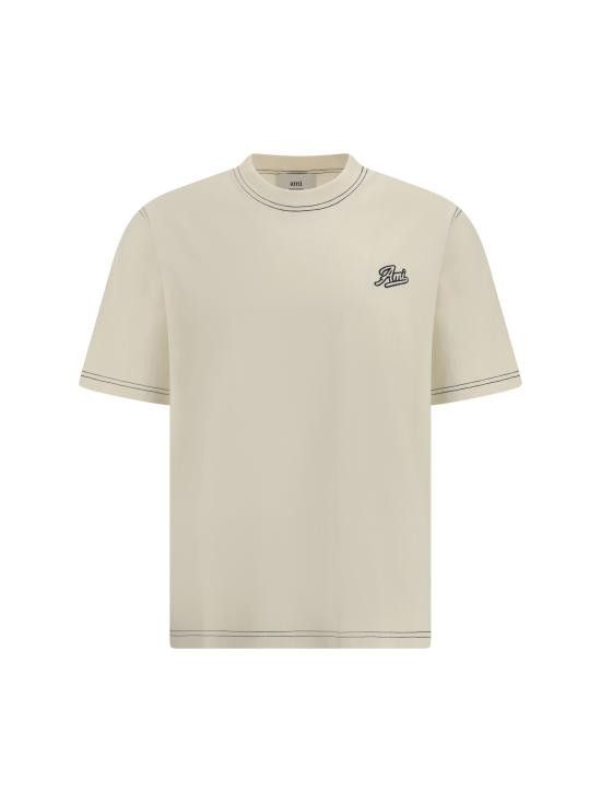 AMI AMI Men T-Shirts HTS029JE0118 136 CREAM | Grailed