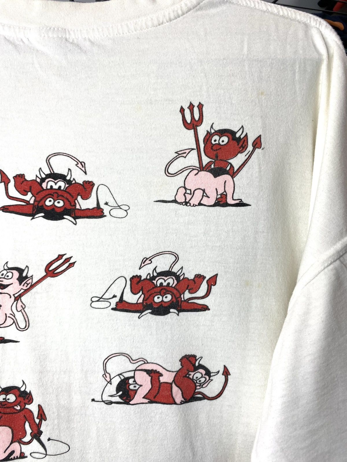Rare! Vintage 80 Sex Devil Scene Kamasutra Art T Shirt