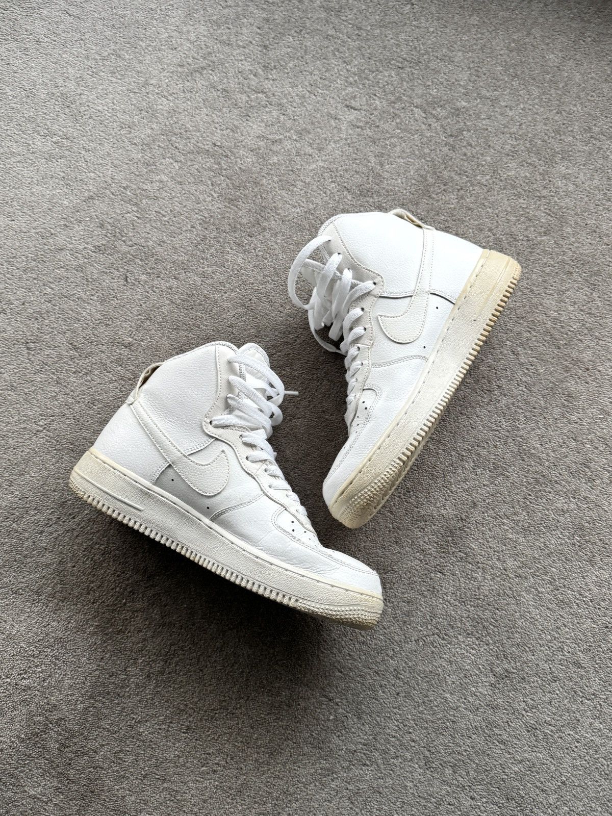 Nike Nike Air Force 1 High Triple White 2014 Size US 8 / EU 41 - 5 Thumbnail