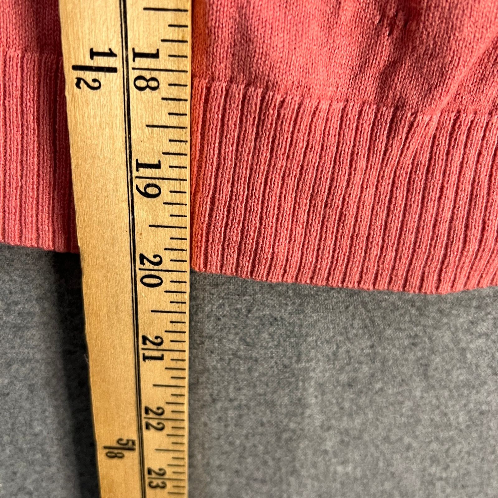 Denim & Co. Denim & Co. Pointelle Stitch V-Neck 3/4-Slee Size M / US 6-8 / IT 42-44 - 4 Thumbnail
