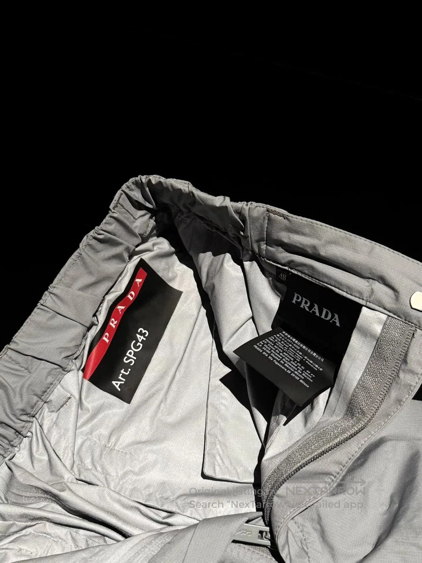 Prada Prada Velcro Nylon Sweatpants. Size US 32 / EU 48 - 3 Thumbnail