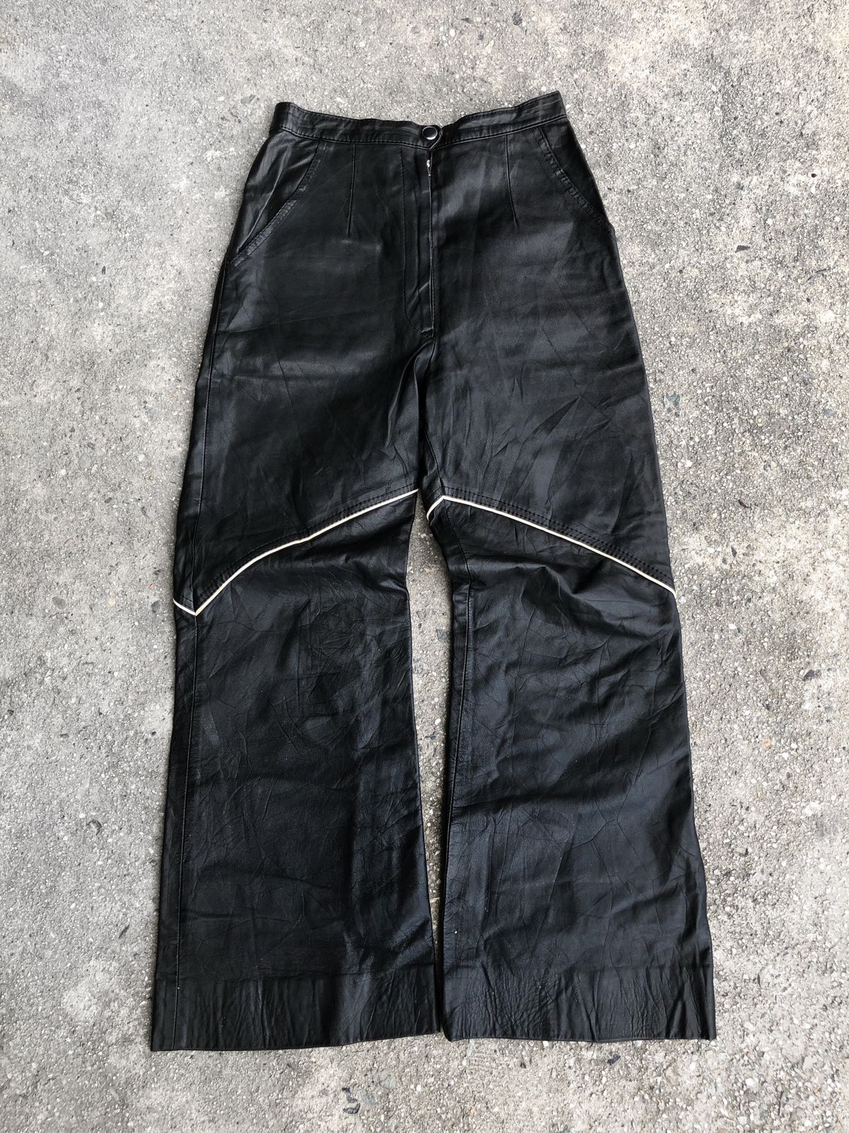 パンツ lgb ifsixwasnine kmrii leather pants IfSixWasNine 1of1 Lace-Up Pants with Crocodile Leather