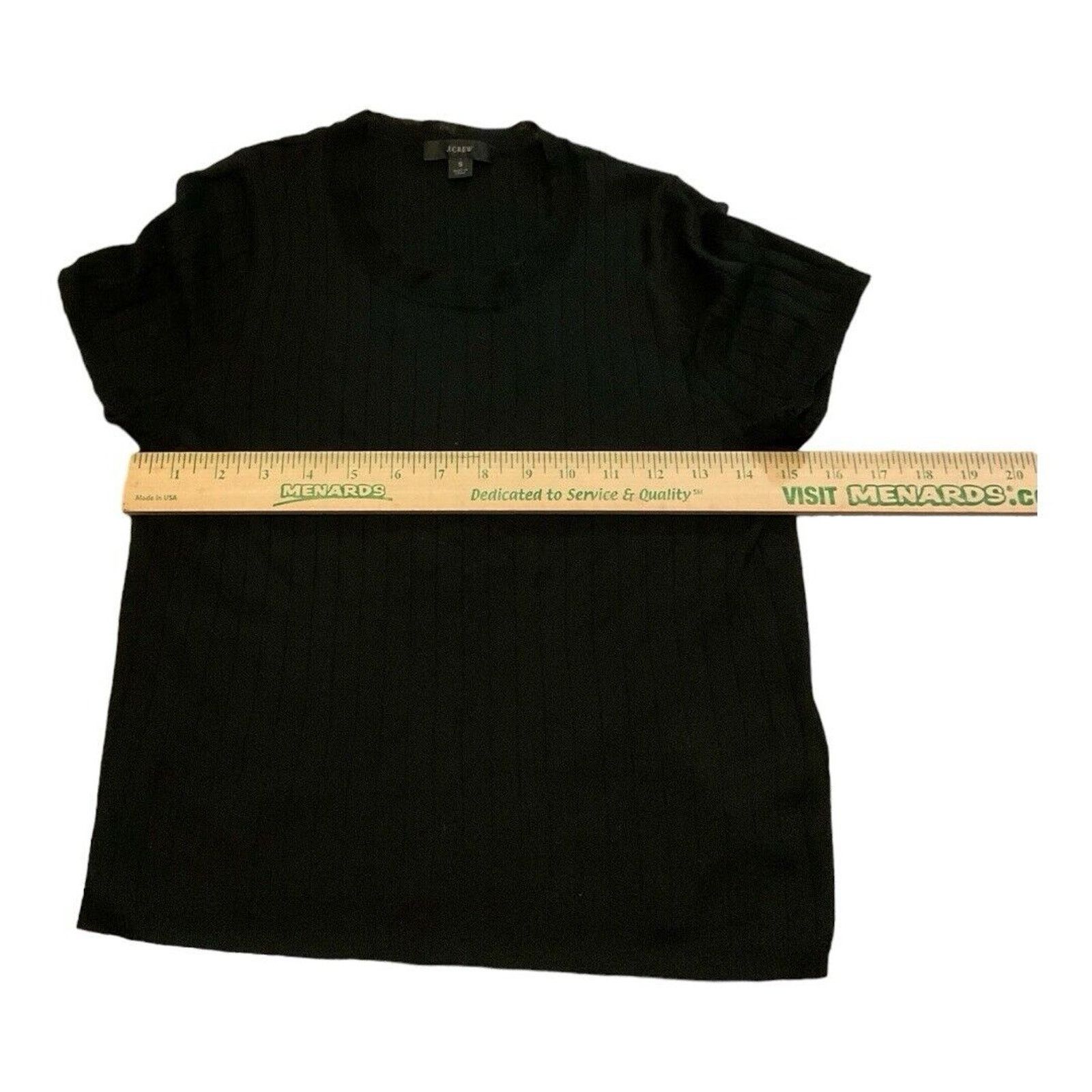 J.Crew J Crew Silk-blend cropped T-shirt Size S / US 4 / IT 40 - 5 Thumbnail