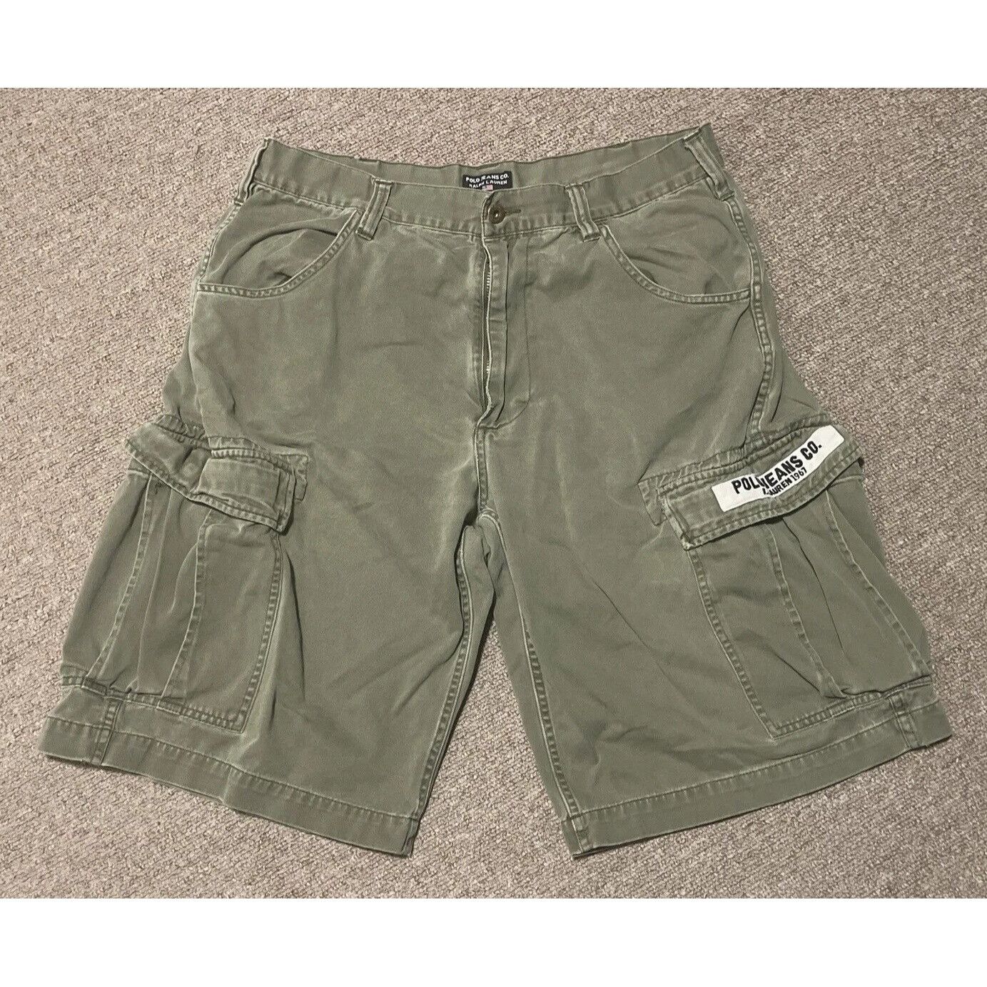Polo Ralph Lauren Vintage 90s Mens Size 36 Polo Ralph Lauren Olive Green Utili Size US 36 / EU 52 - 1 Thumbnail