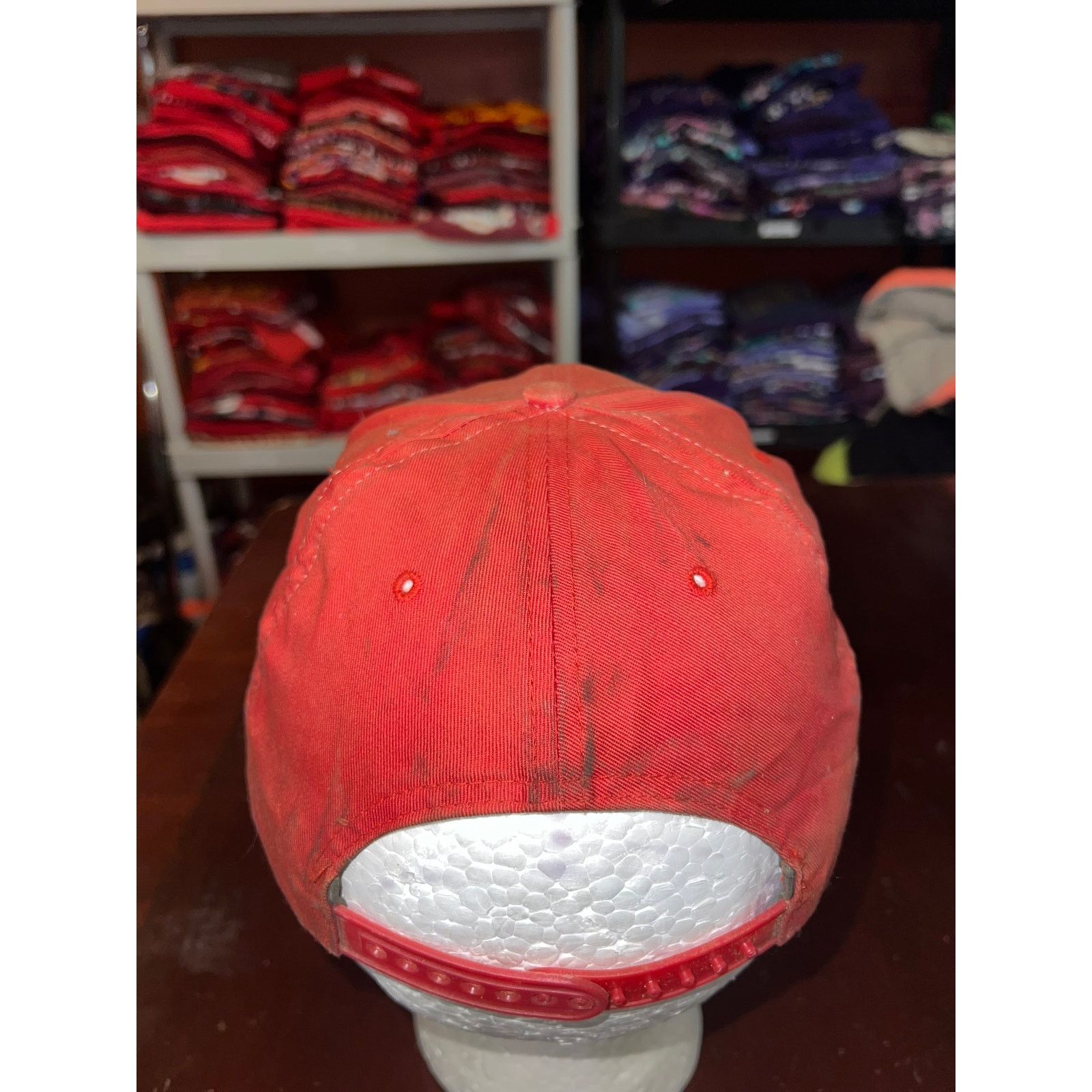 Twins Enterprise Inc. Vintage Detroit Red Wings Hat NHL Hockey Snapback WORN DIRTY Size ONE SIZE - 5 Thumbnail