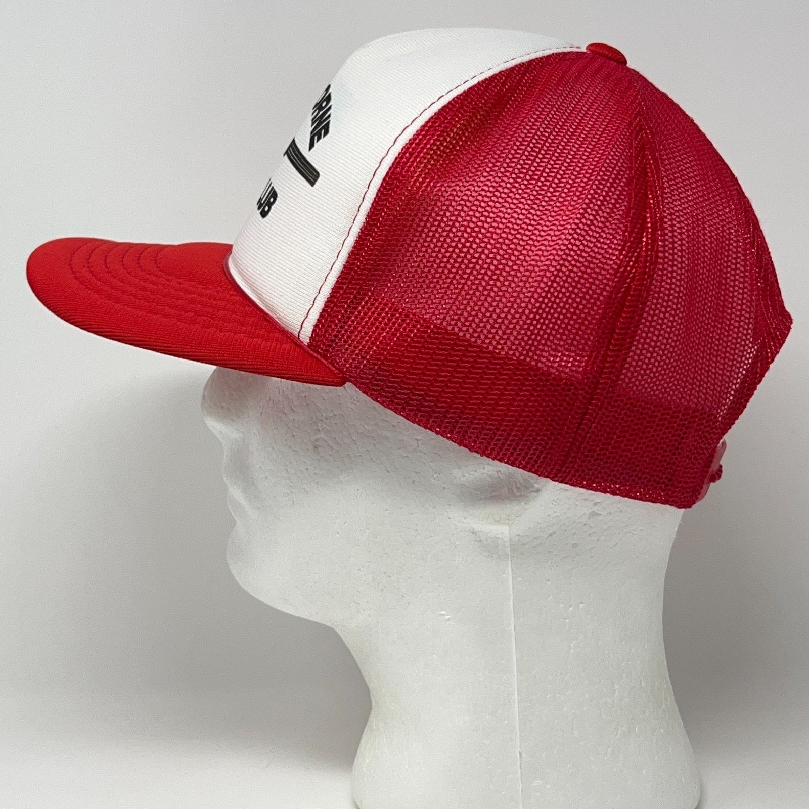 Vintage Vintage 80s Hawthorne Trap Club Trucker Hat Baseball Cap Red Size ONE SIZE - 6 Thumbnail